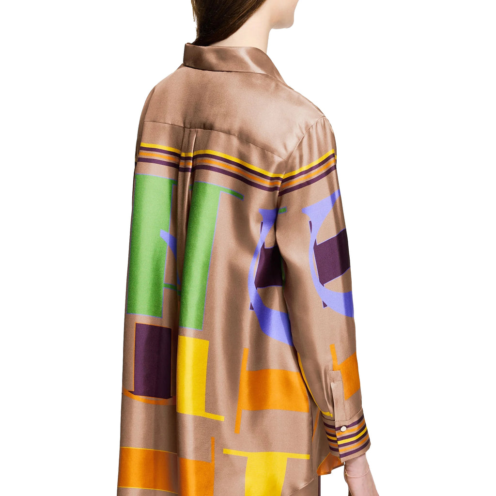 Women's Shirt Long Top Khaki Business Women's Set Casual Pants