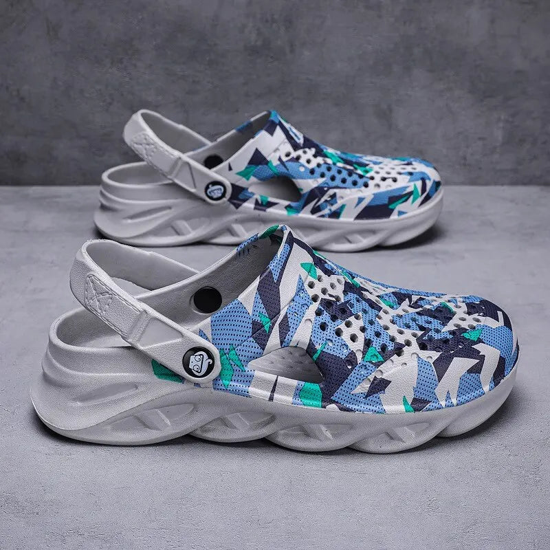 Unisex Summer Platform Clogs – Non-Slip Beach & Outdoor Casual Slippers