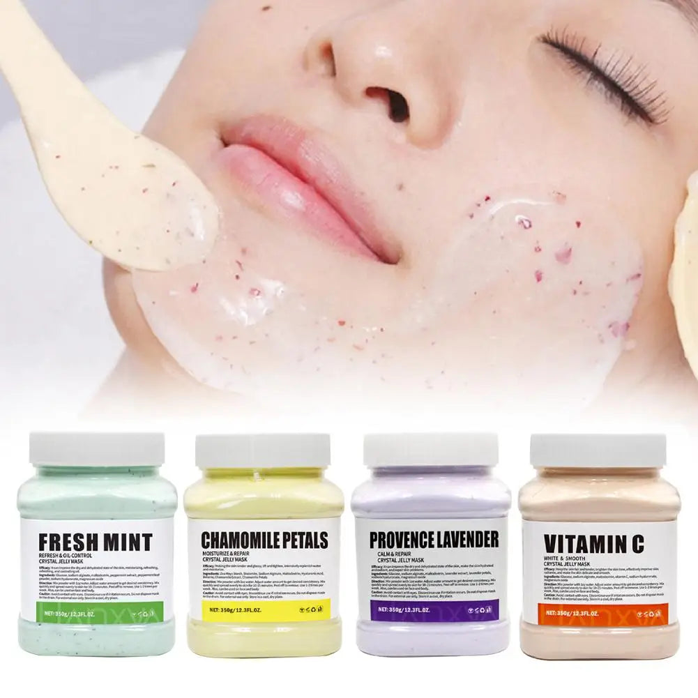 Professional Rose Jelly Face Mask for Hydration, Nourishment, and Skin Care, Gel Peel-Off Mask