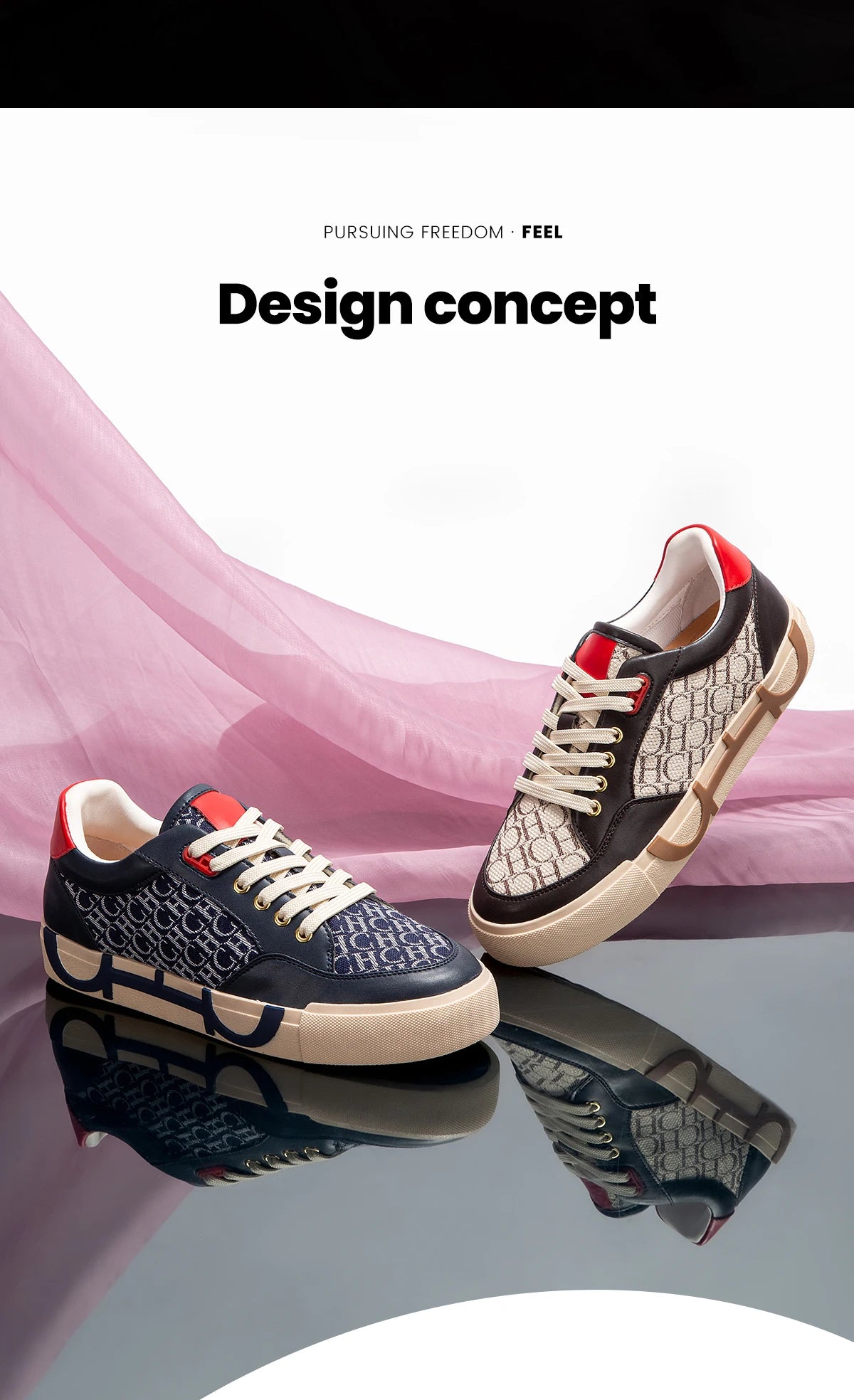 Women's Walking Shoes New Splicing Design Casual Shoes Skeleton Correction