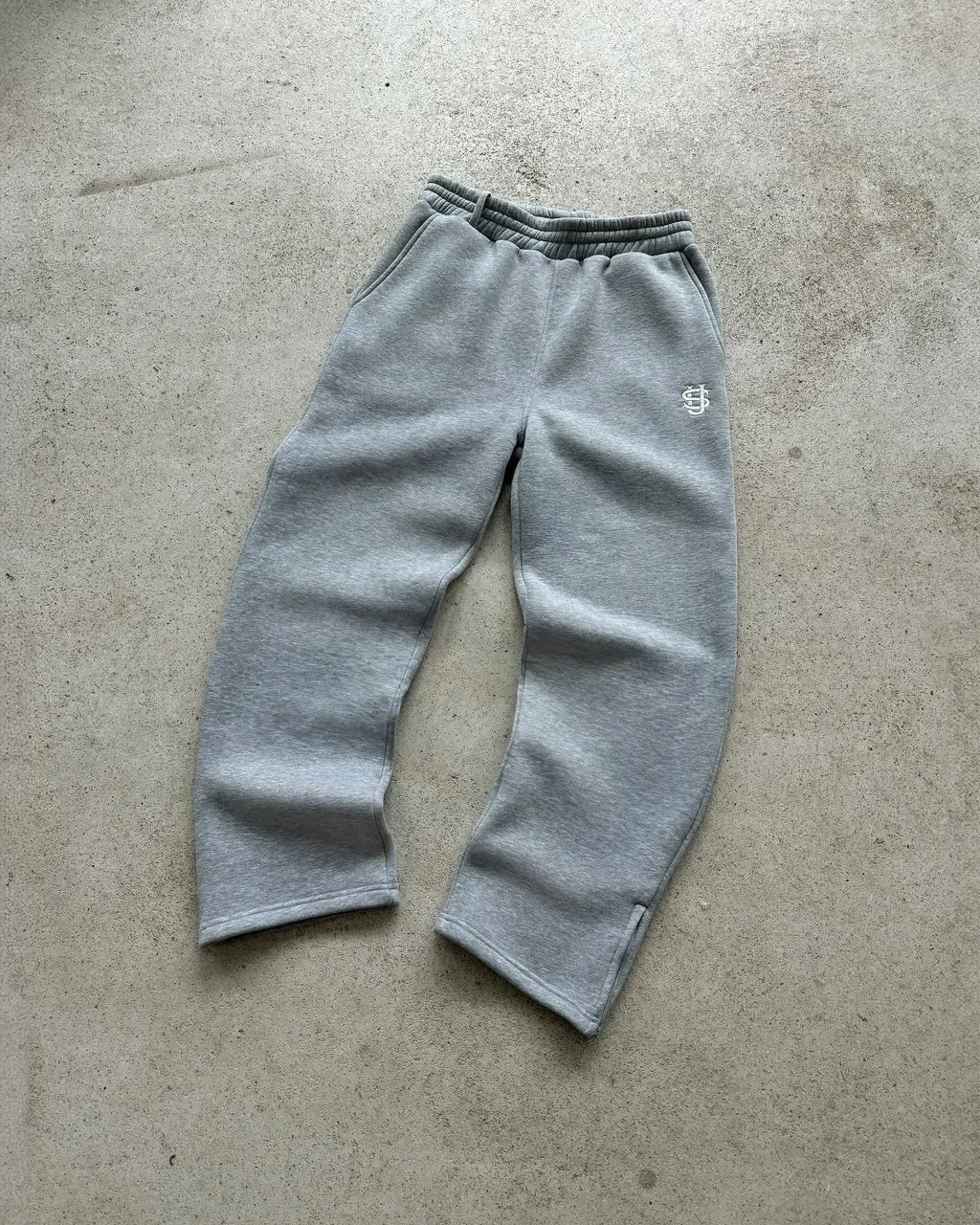 Y2K Style Jogger Sweatpants with Embroidery, Wide Leg, Pockets, and Men's Hoodie