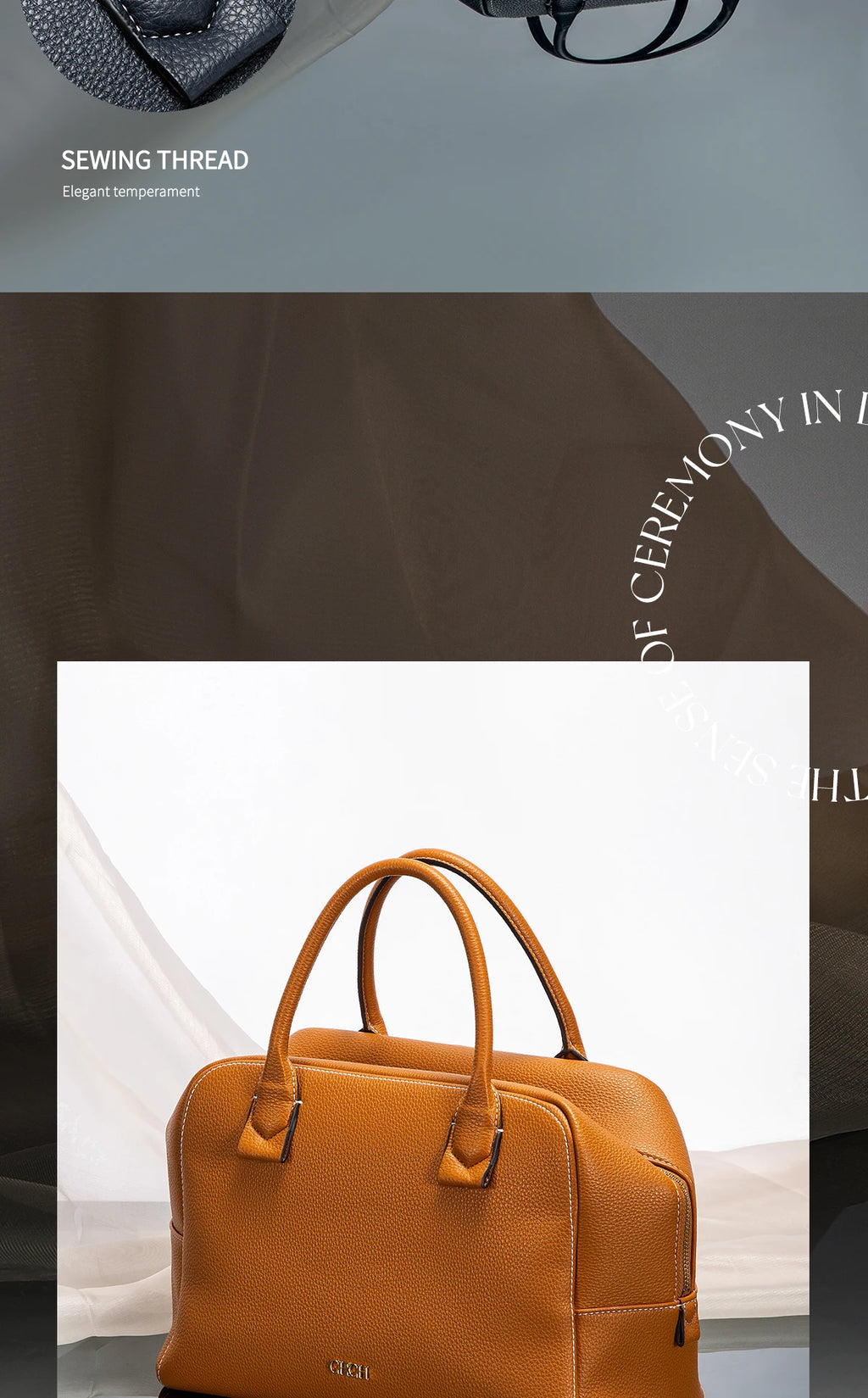 Women's Crossbody Bag Autumn Large Capacity Pillow Bag Hidden Blue Zipper Wide Shoulder Strap Travel Bag