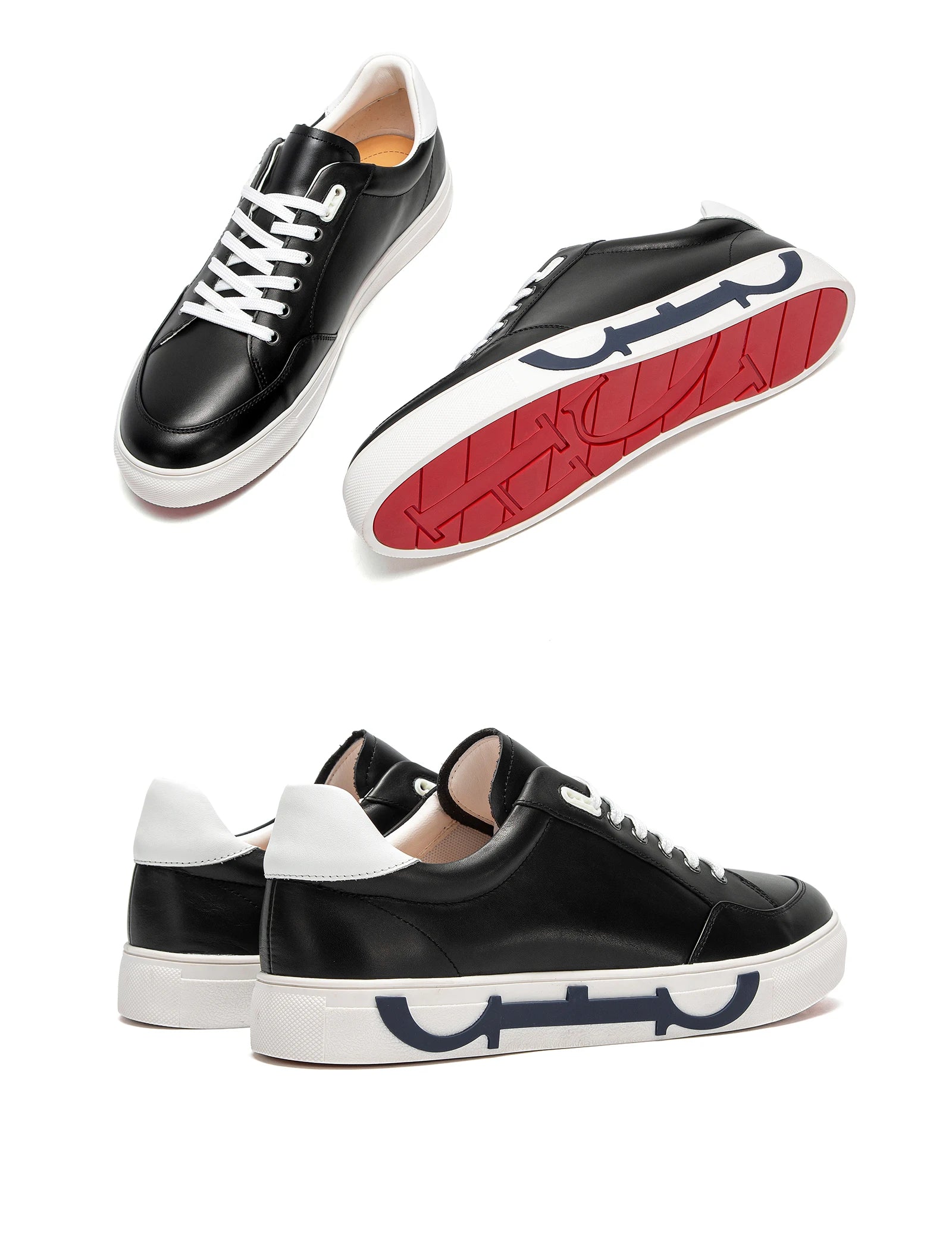 Men's Flat Shoes Anti Fur Retro Casual Shoes with Strap