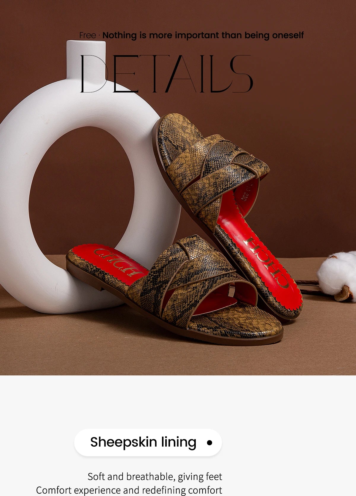 Women's Slippers Simple Cross Belt Design Beach Shoes