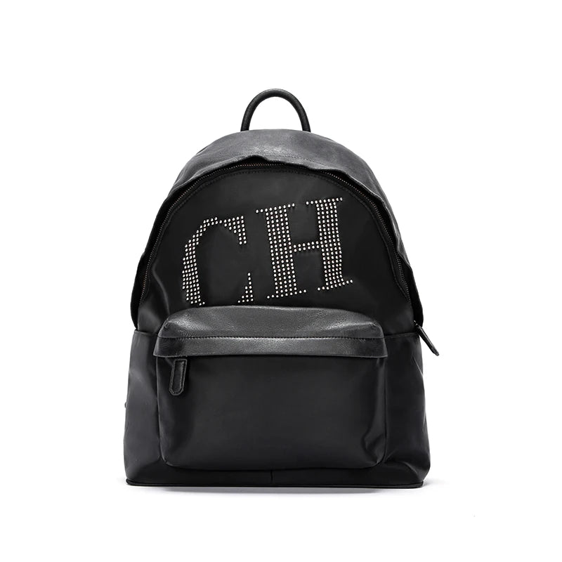 Women's Backpack Black Travel Bag College Student Travel Backpack