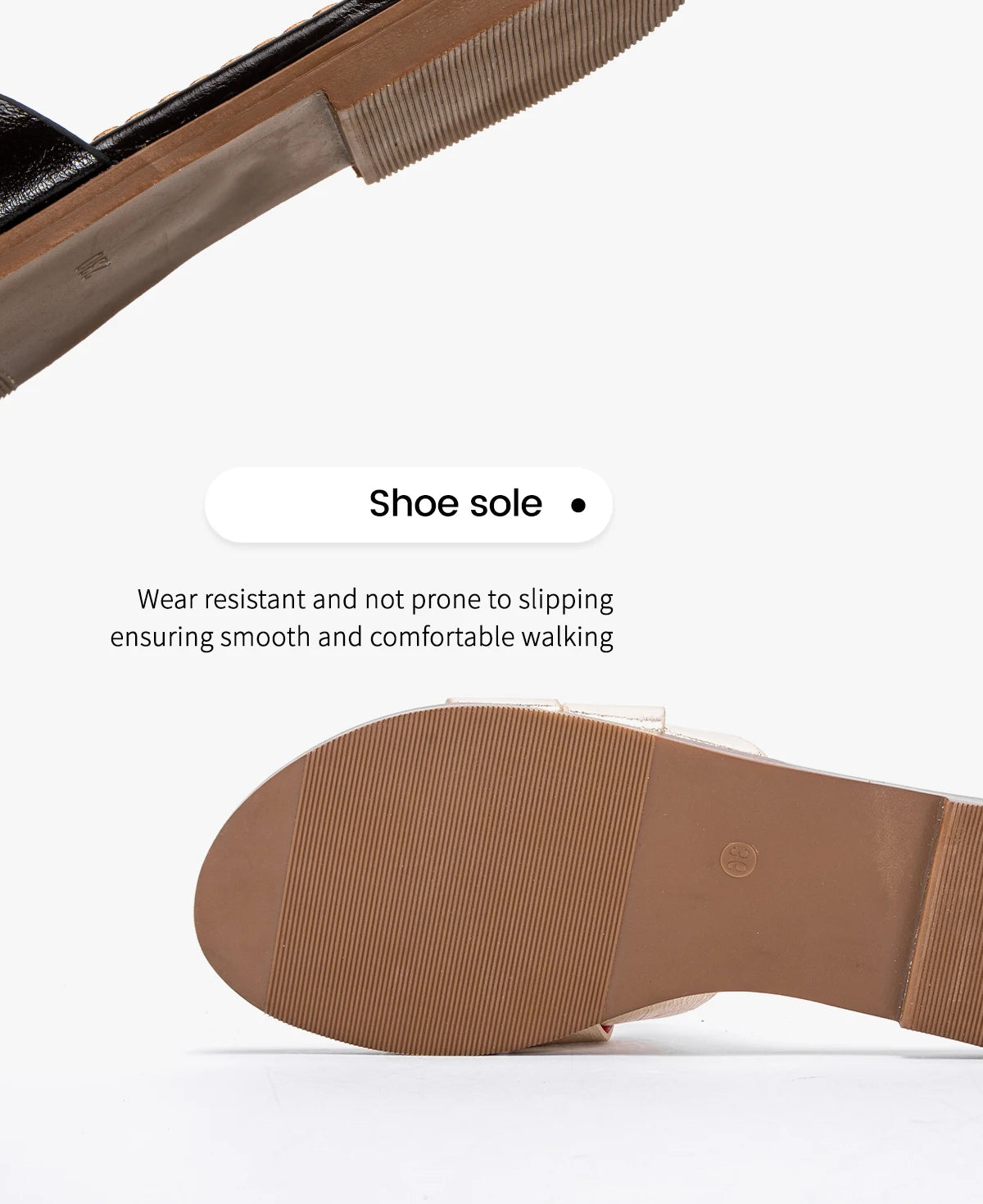 Women's Slippers Simple Cross Belt Design Beach Shoes