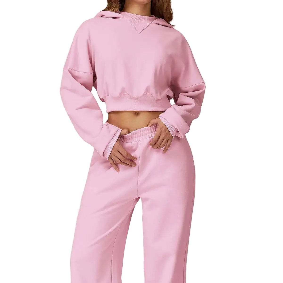 New Autumn Winter Hooded Sweatshirt Set 2PCS