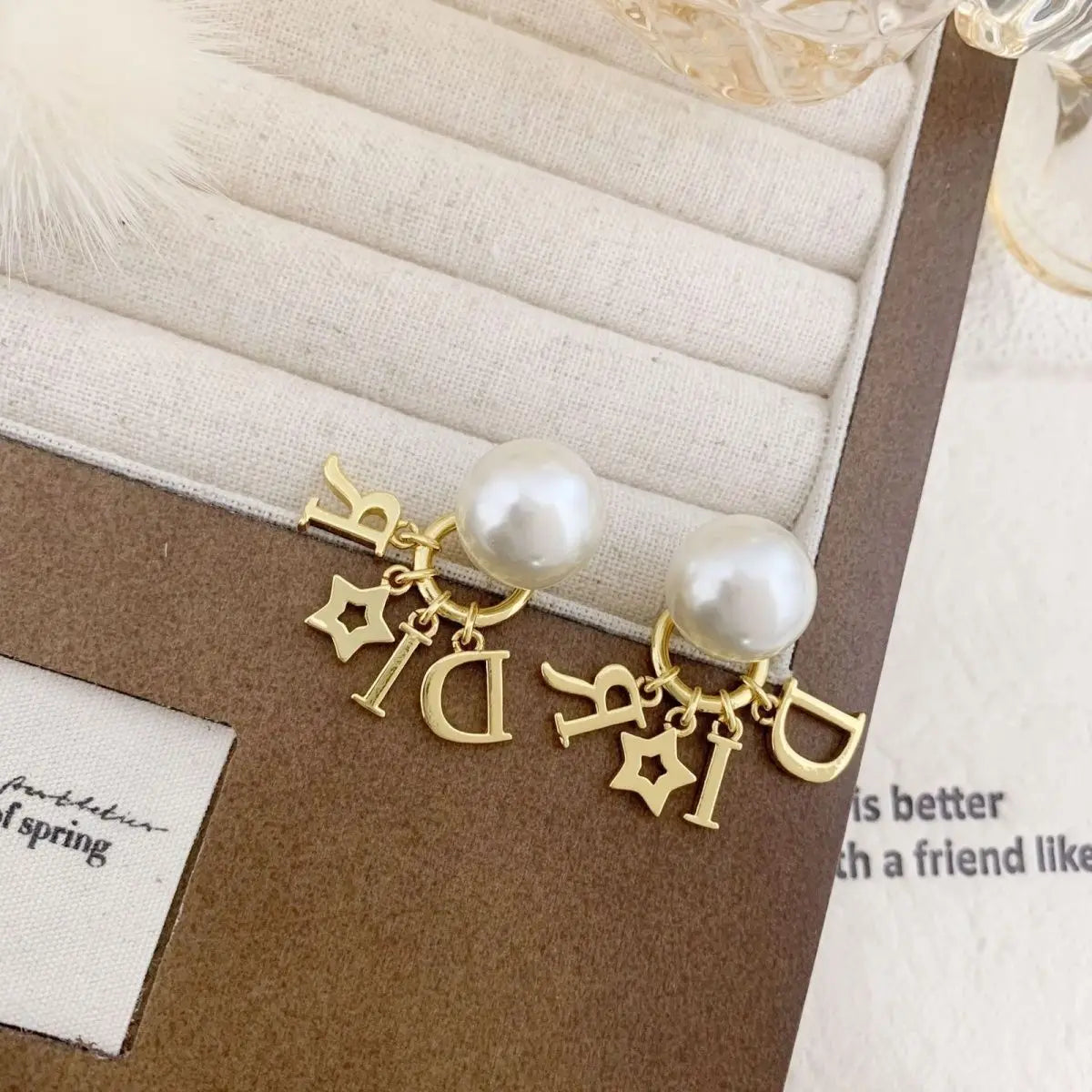 Trendy Double-Sided Pearl Stud Earrings – Elegant Luxury for Women, Spring & Summer Fashion