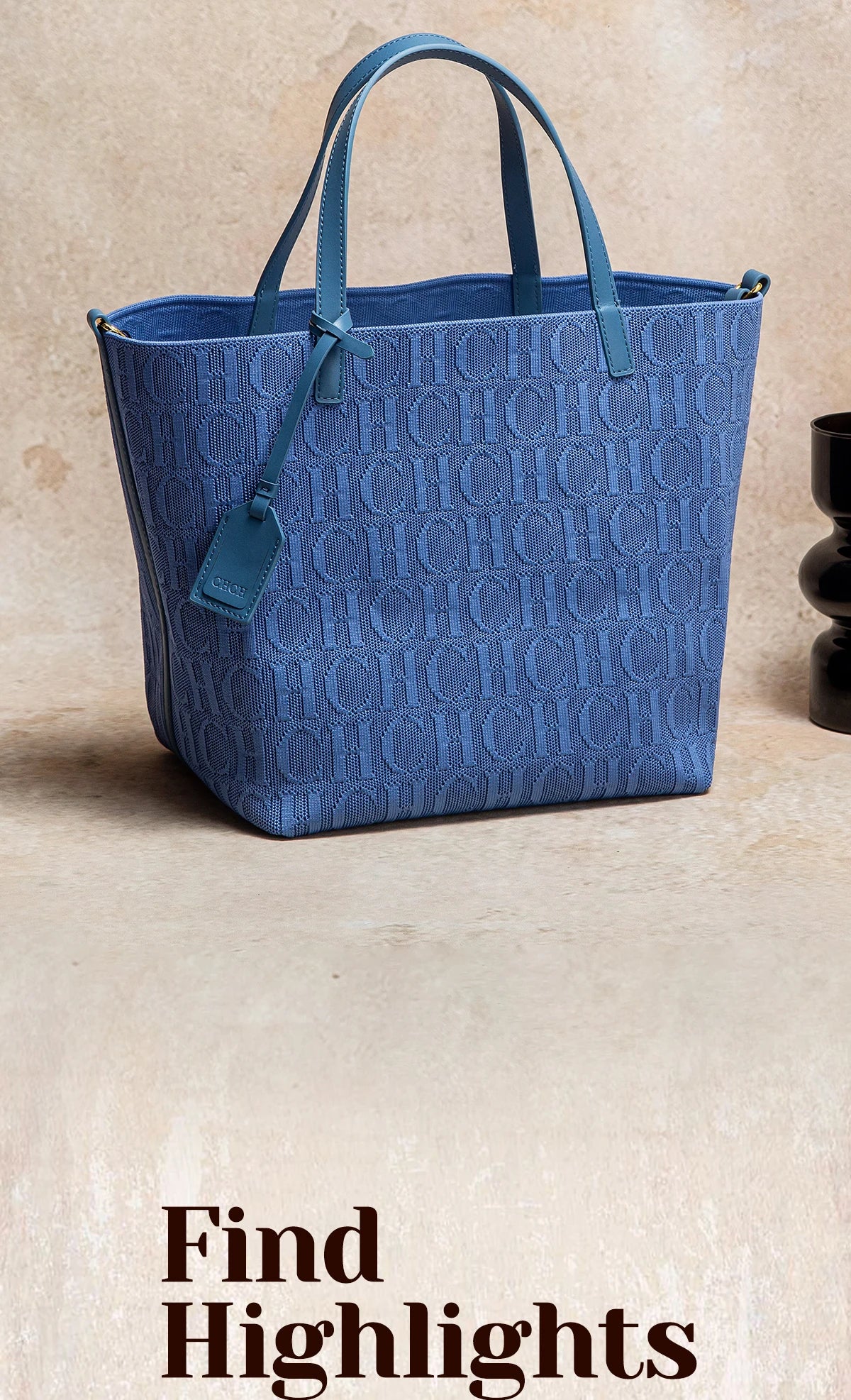 Tote Bag New Large Capacity Black Simple Knitted Shopping Bag 27*20*28cm