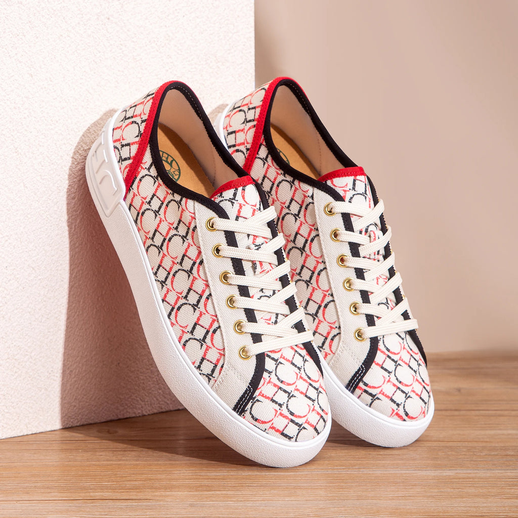 Women's Casual Shoes Comfortable Canvas Shoes Skeleton Correction Women's Walking Shoes