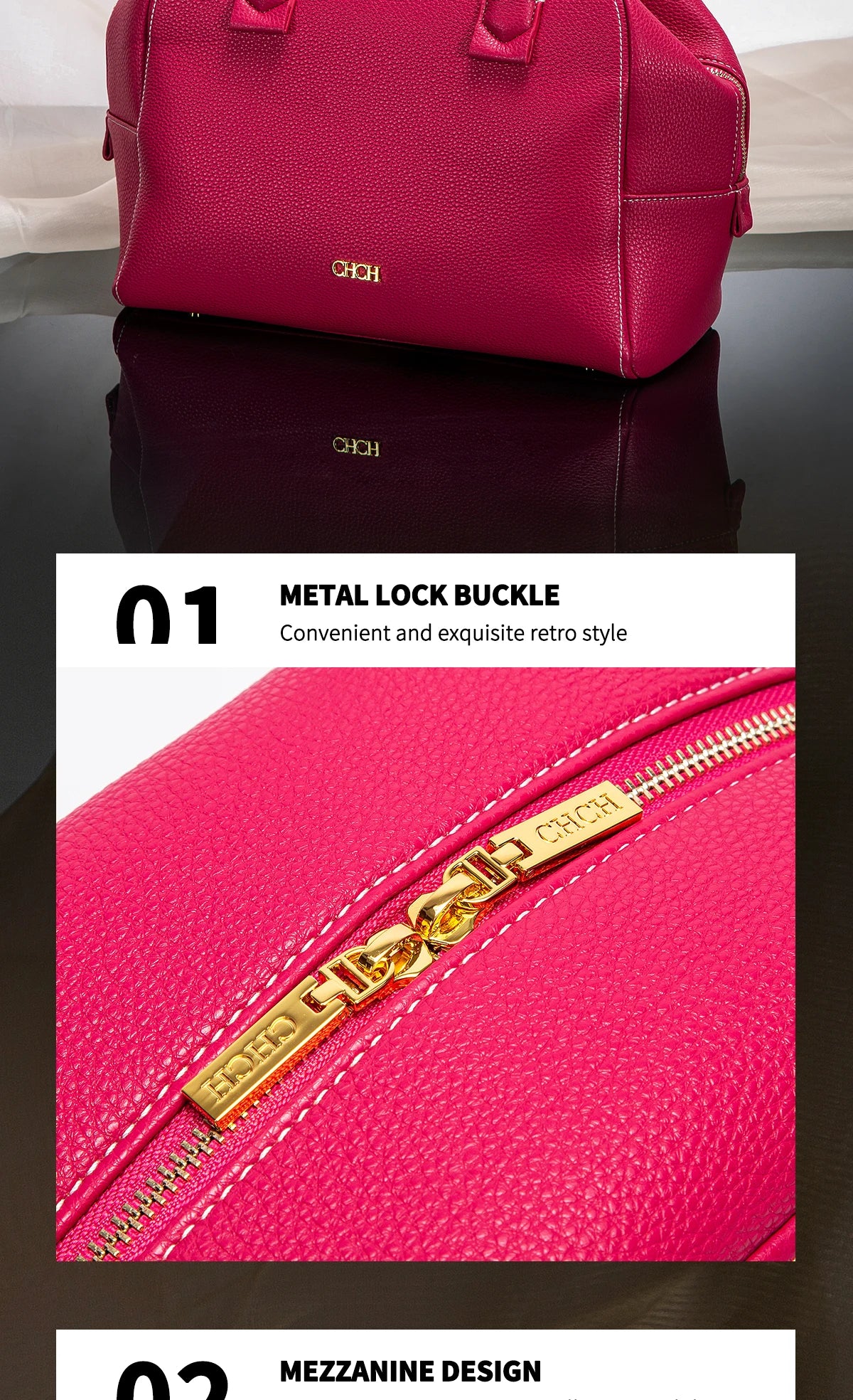 Women's Crossbody Bag Autumn Large Capacity Pillow Bag Hidden Blue Zipper Wide Shoulder Strap Travel Bag