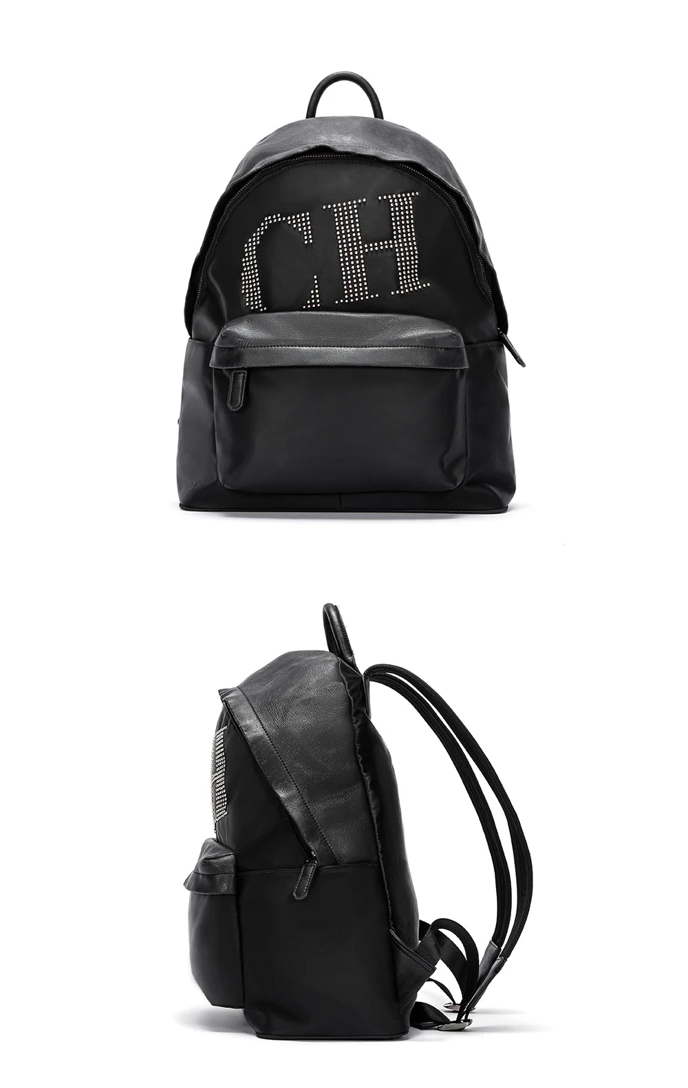 Women's Backpack Black Travel Bag College Student Travel Backpack