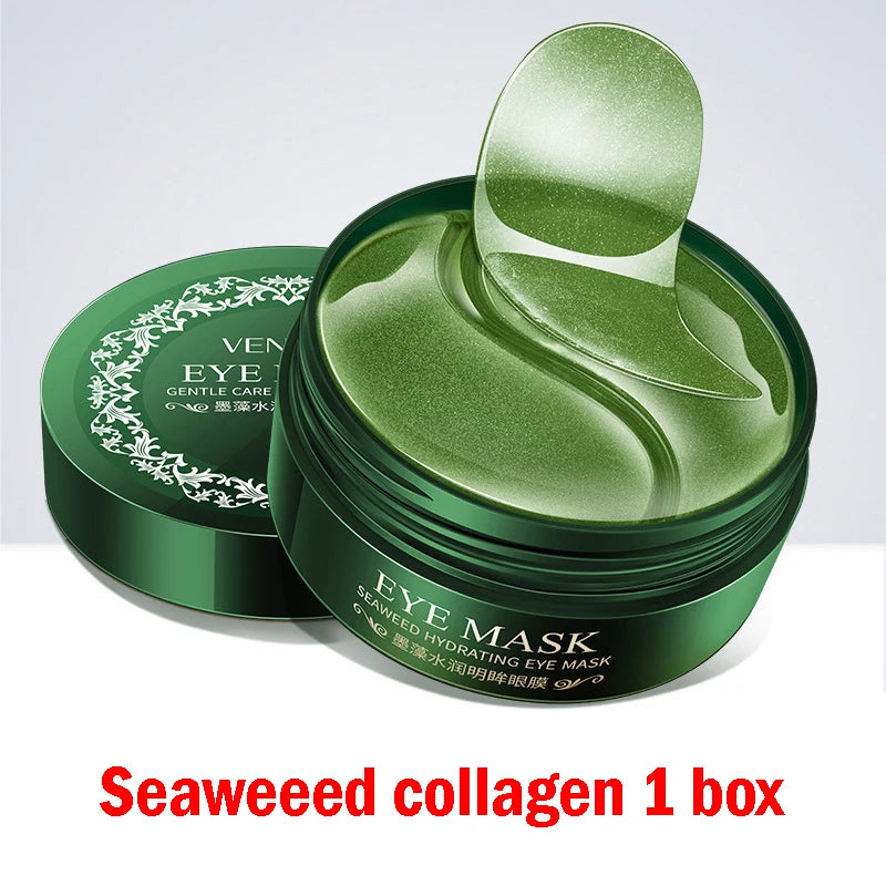 60pcs/box Gold Collagen Eye Mask Anti Dark Circles Eye Bags Moisturizing Firming Eye Patches Eyes Skin Care Products