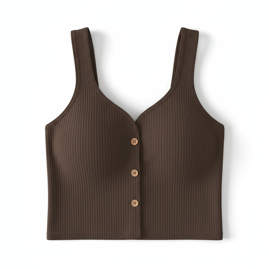 Women's Y2K Corset Crop Top – Padded Camisole with Korean Suspenders, Slim & Sexy