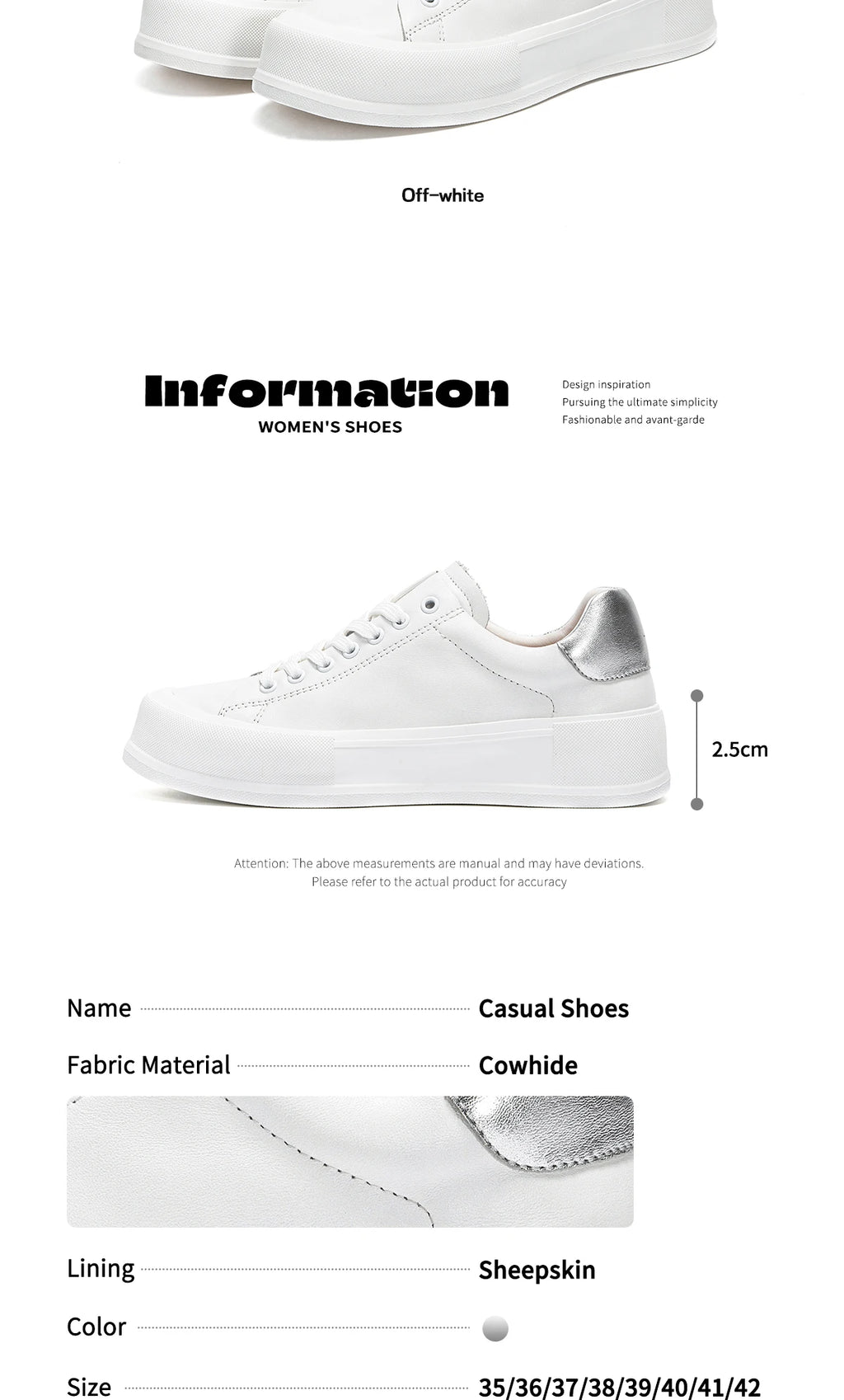 Women's Walking Shoes New Rice White Casual Flat Bottom Walking Shoes Bone Correction