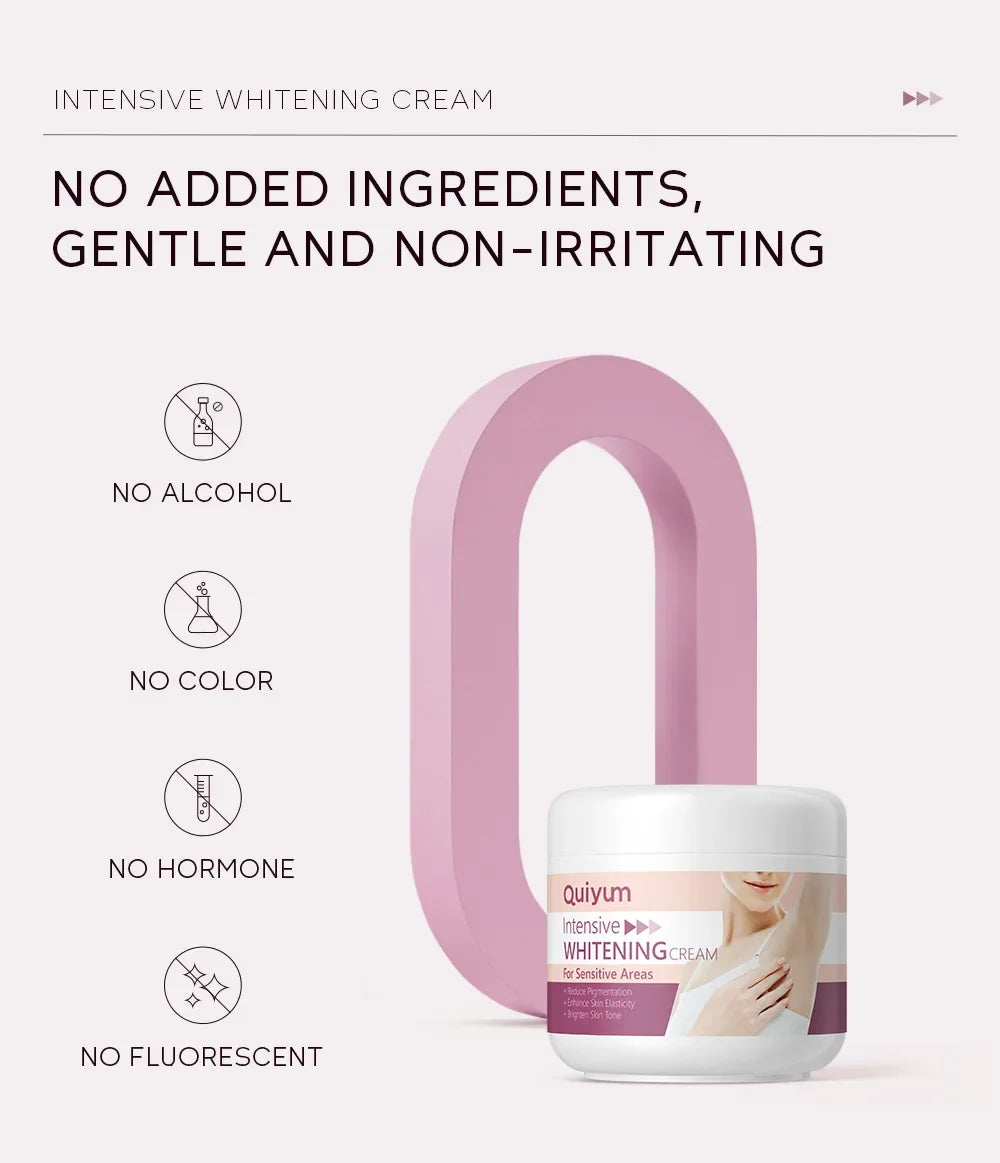 Whitening Cream for Dark Underarms – Armpit & Intimate Area Lightening Moisturizer
