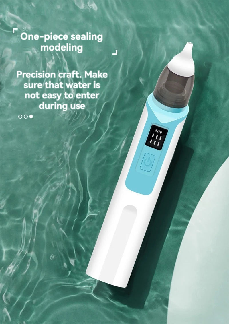 Electric Baby Nasal Aspirator – Rechargeable, Gently Clears Congestion for Newborns