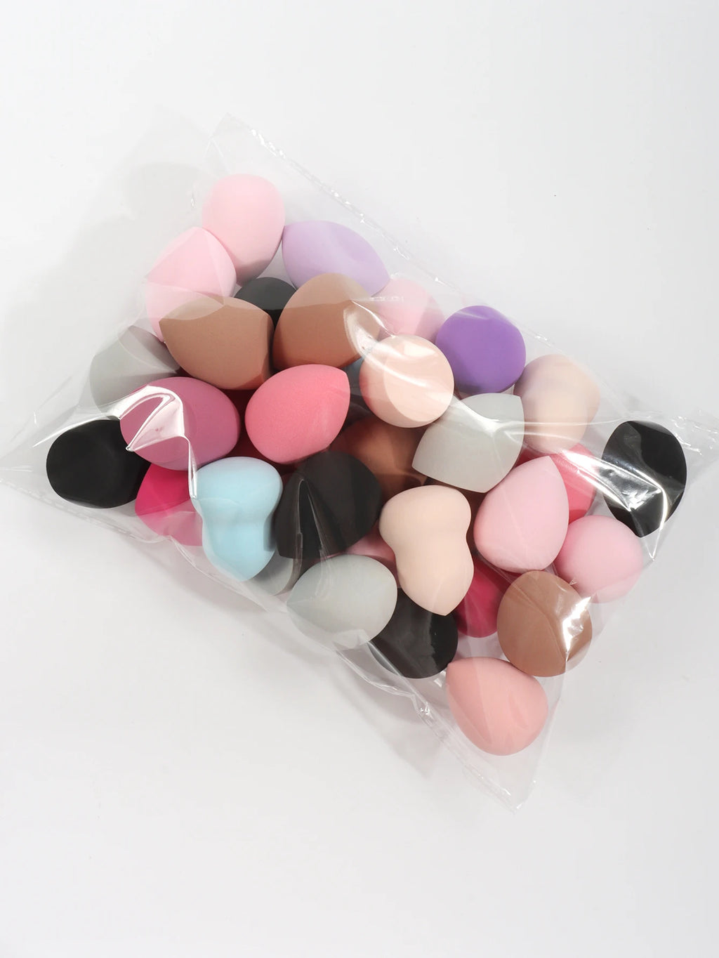 Medium Beauty Sponge Set – Multiple Sizes (6-60 pcs), Random Colors for Flawless Foundation & Powder Application