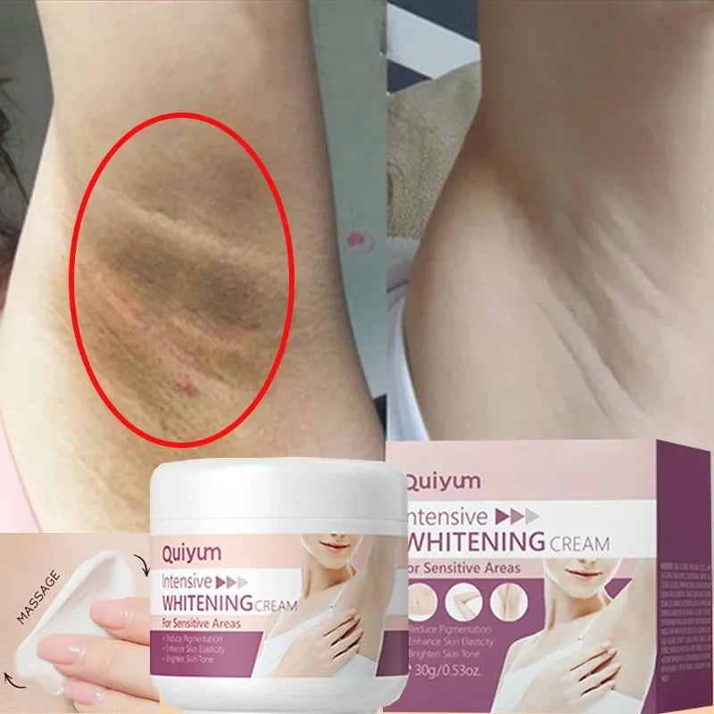 Whitening Cream for Dark Underarms – Armpit & Intimate Area Lightening Moisturizer