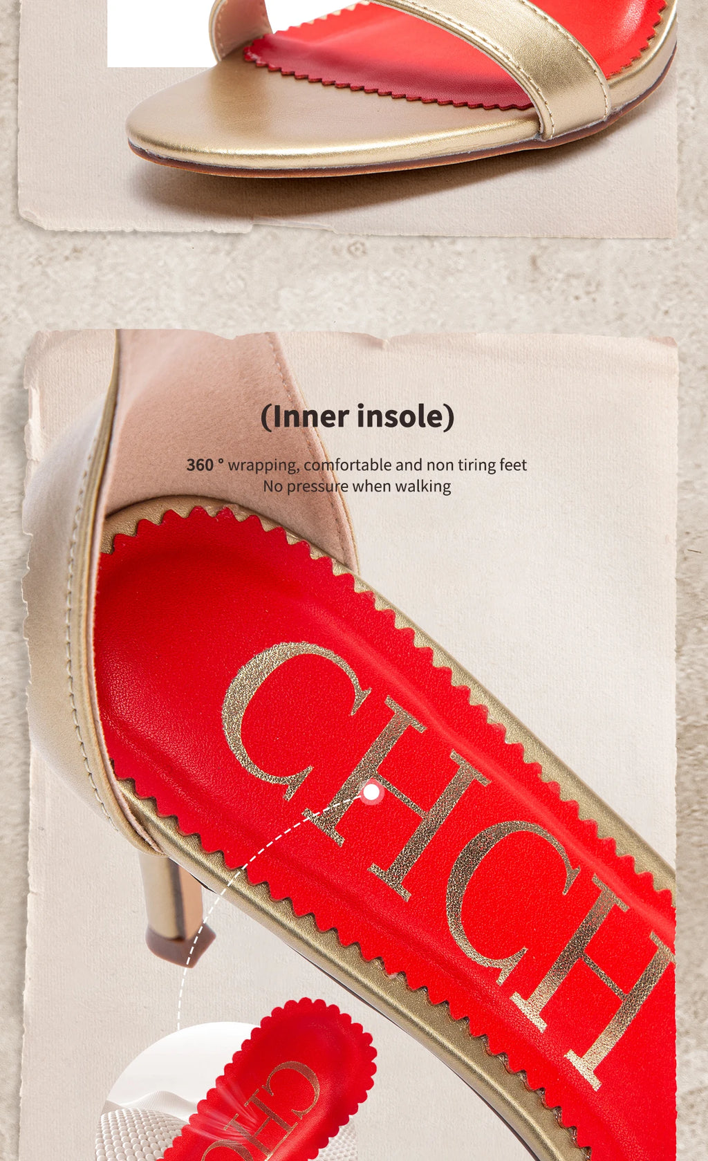 Women's High Heels Flower Ankle Strap Stilettos Round Open Toe Dressy Sexy Sandals 8cm