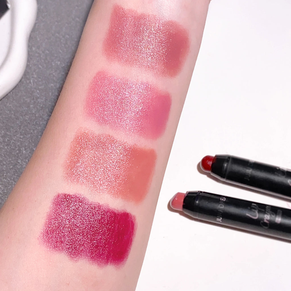 Matte 4-Color Lipstick Pen – Waterproof, Long-Lasting, Non-Fading, Easy Apply