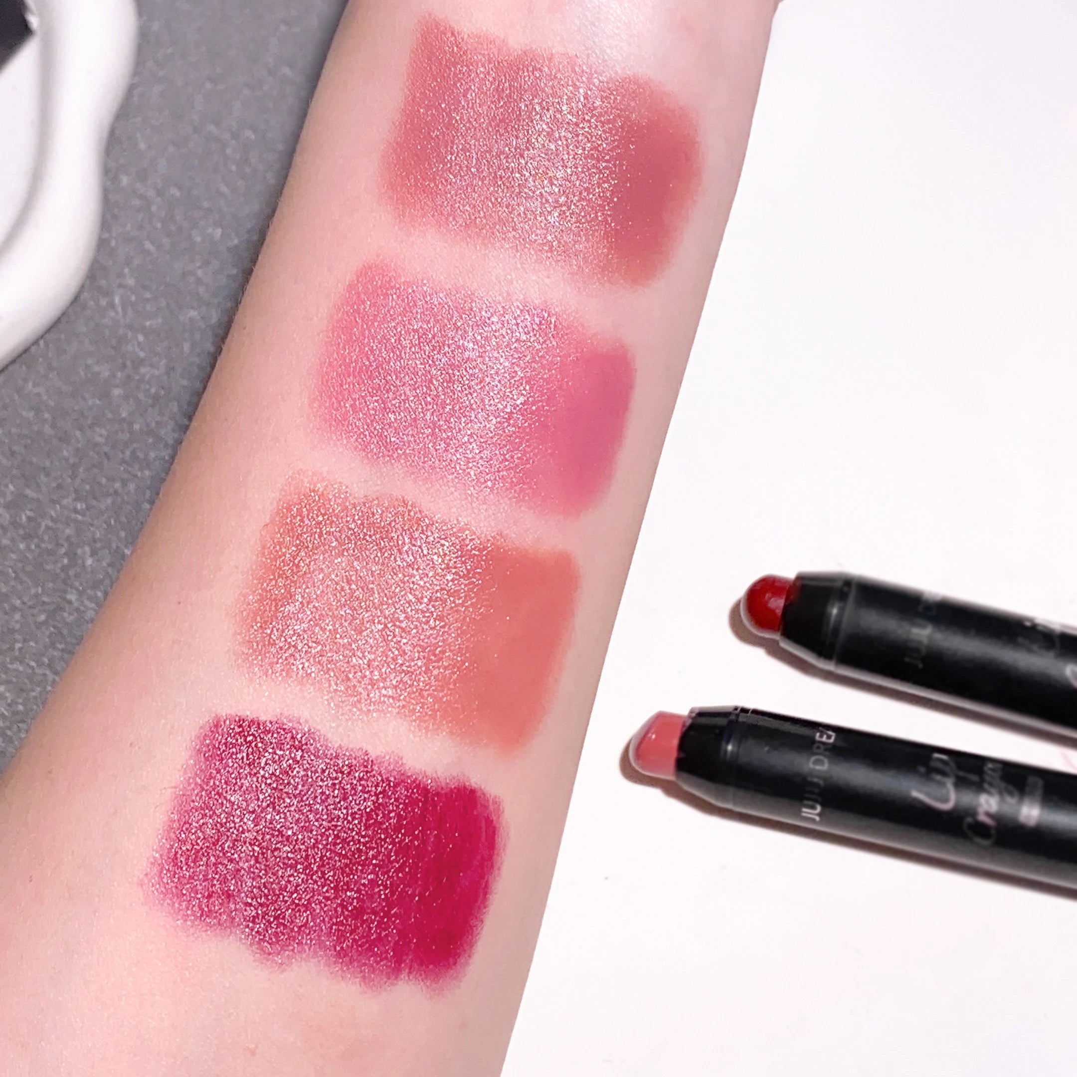 Matte 4-Color Lipstick Pen – Waterproof, Long-Lasting, Non-Fading, Easy Apply