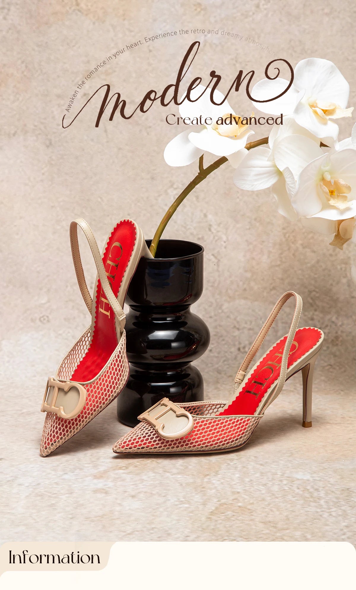 Women's High Heels Breathable Mesh Black Business Sandals 9cm