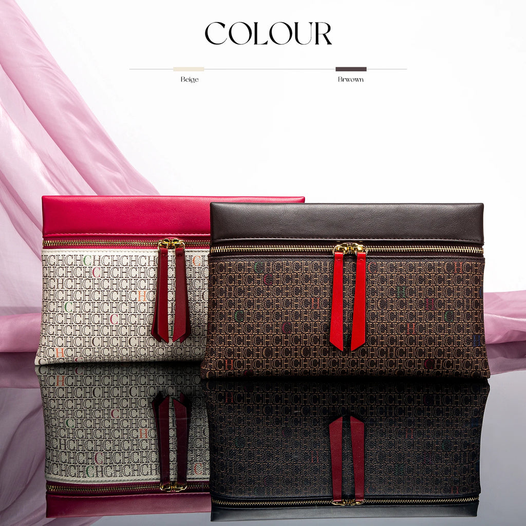 Women's Shoulder Bag New Coffee Color Letter Postman Bag Winter Business Commuter