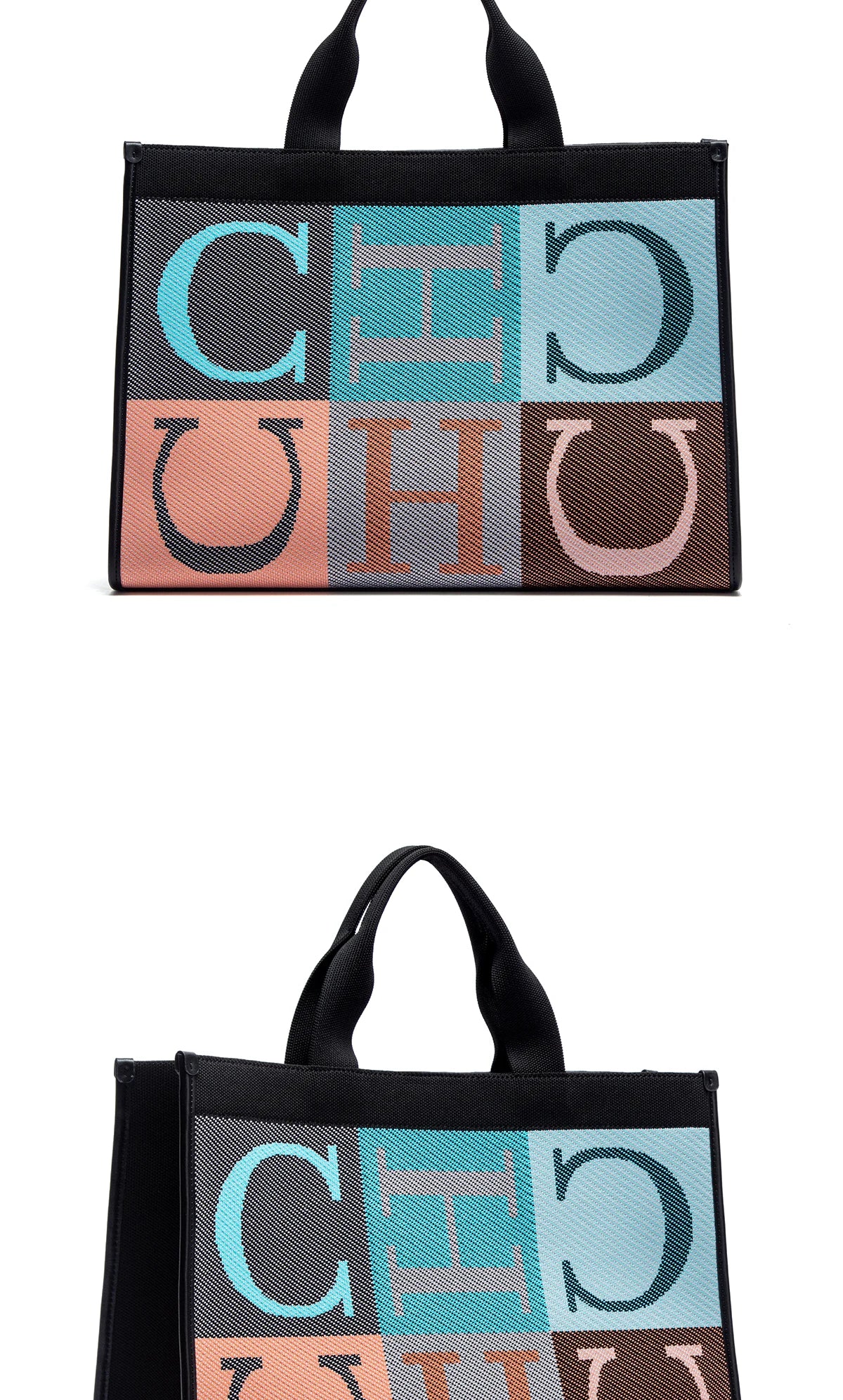 Women's Tote Bag New Letter Eco friendly Large Capacity Handbag Mommy Shopping Bag 42 * 12 * 31cm