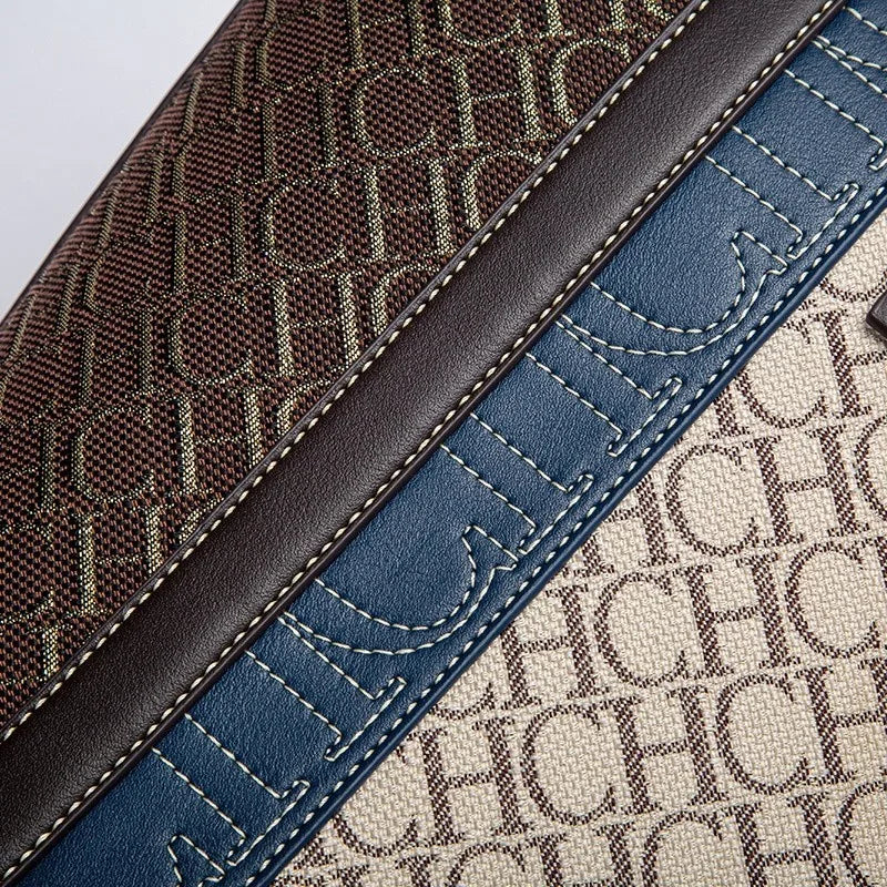 Women's Tote Bag New Fabric Splicing Handbag Large Capacity