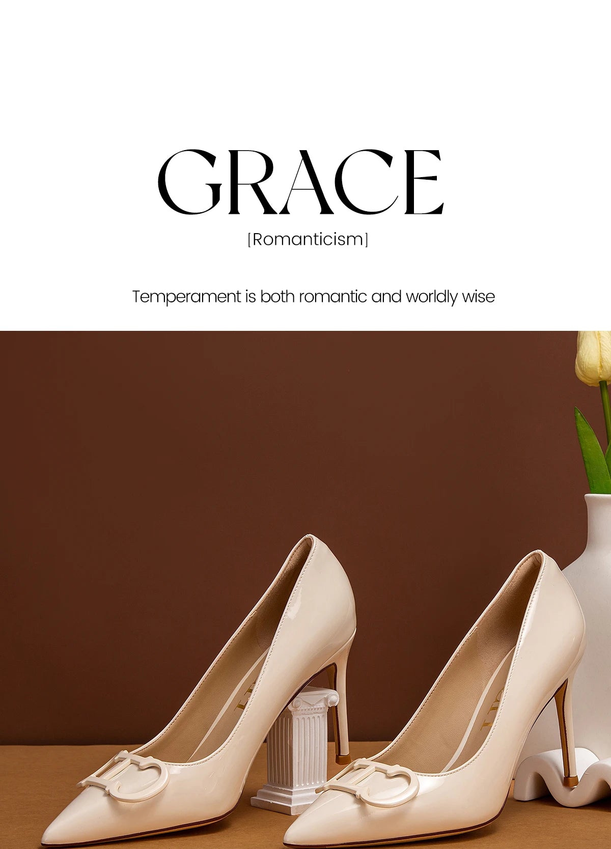 Women's High Heels New Pointed Metal Buckle Party Carnival Women's Shoes 9cm