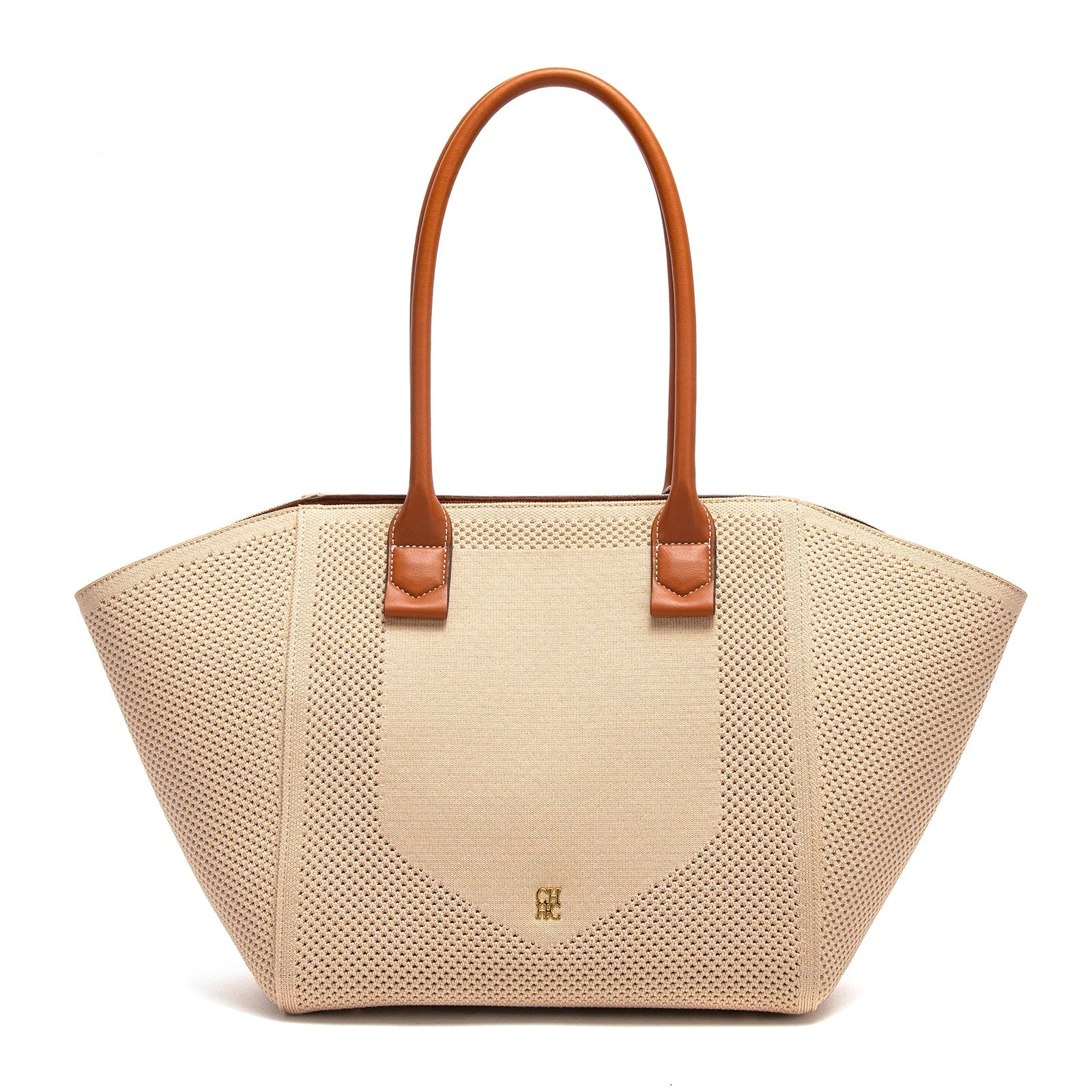 Women's Tote Bag Summer New Fabric Hollow Design Large Capacity