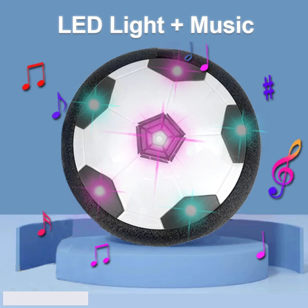 Electric Hover Soccer Ball – LED Light & Music, Floating Football Toy for Kids’ Outdoor Play
