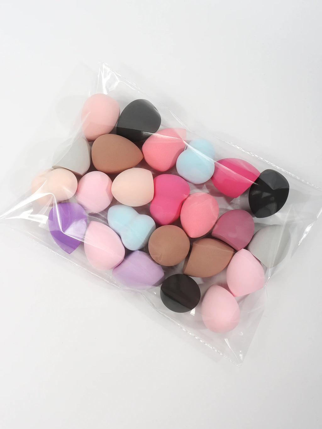 Medium Beauty Sponge Set – Multiple Sizes (6-60 pcs), Random Colors for Flawless Foundation & Powder Application