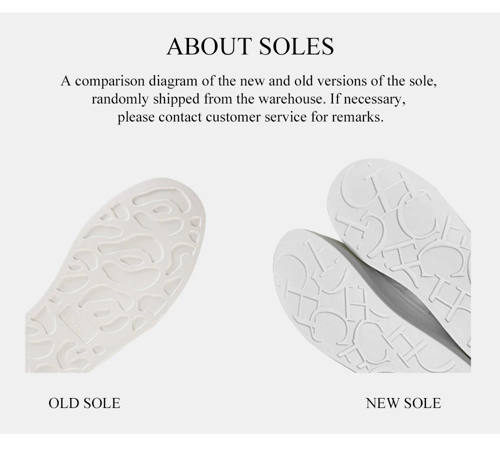 Women's Sports Shoes New Casual And Comfortable Thick-Soled Genuine Leather Wear-Resistant Sports Shoes