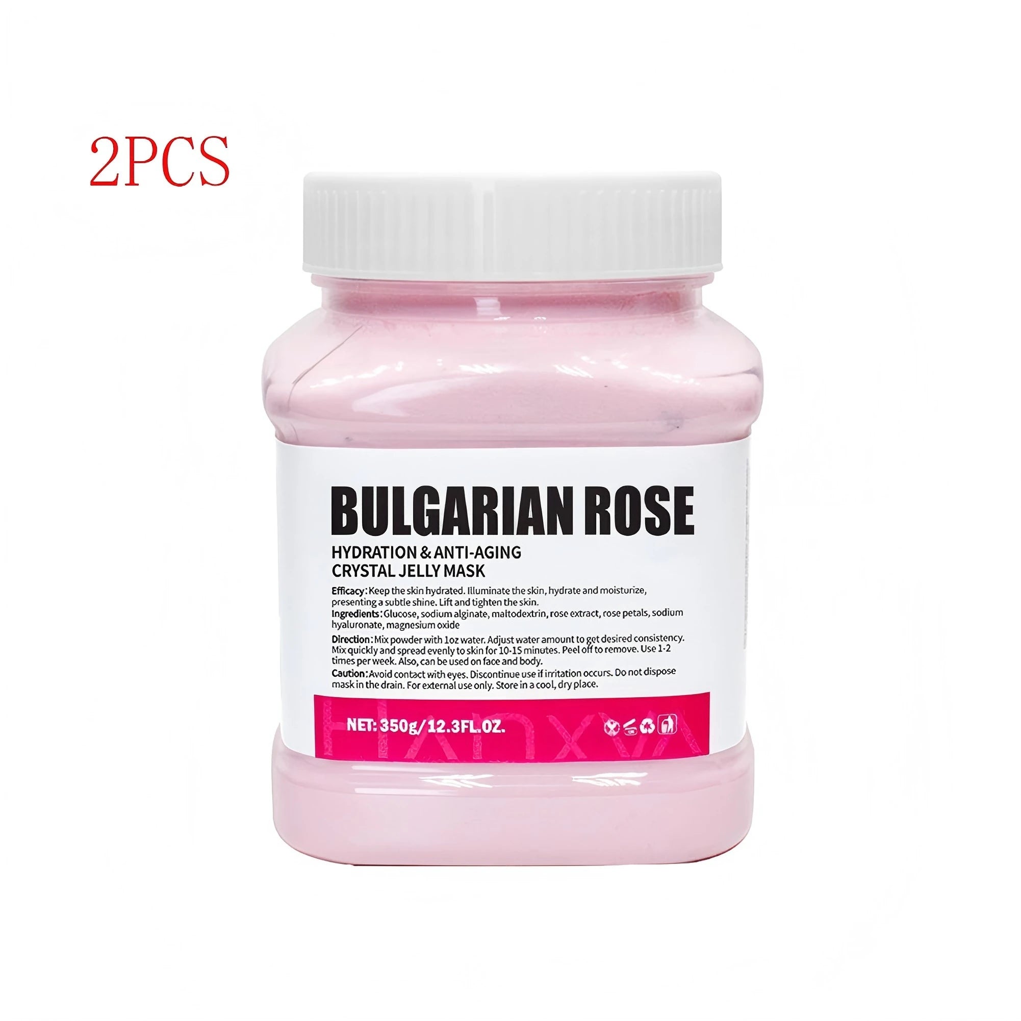 Professional Rose Jelly Face Mask for Hydration, Nourishment, and Skin Care, Gel Peel-Off Mask