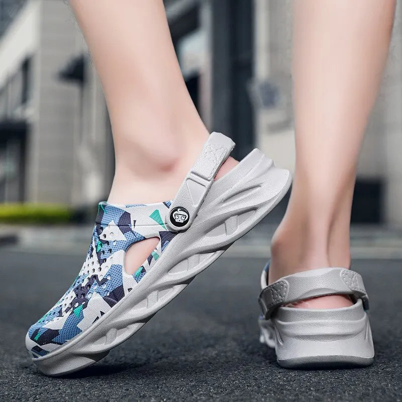 Unisex Summer Platform Clogs – Non-Slip Beach & Outdoor Casual Slippers