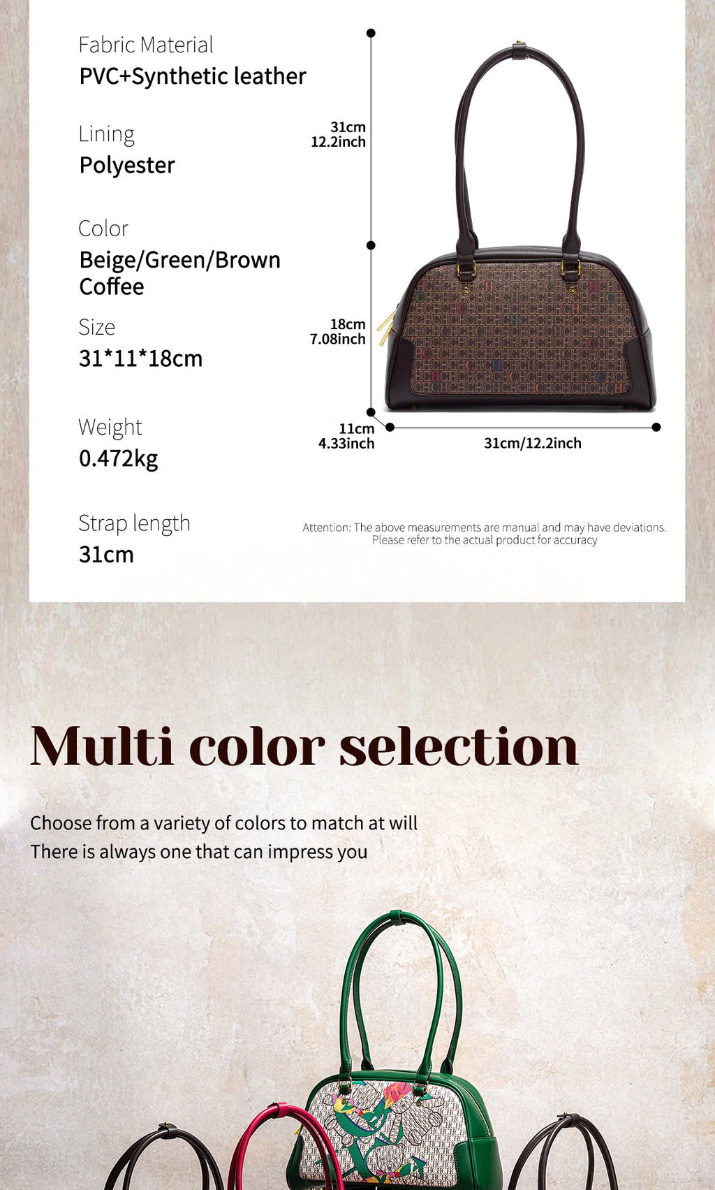 Women's Shoulder Bag Designer Shoulder Bag Women's High Top Handbag