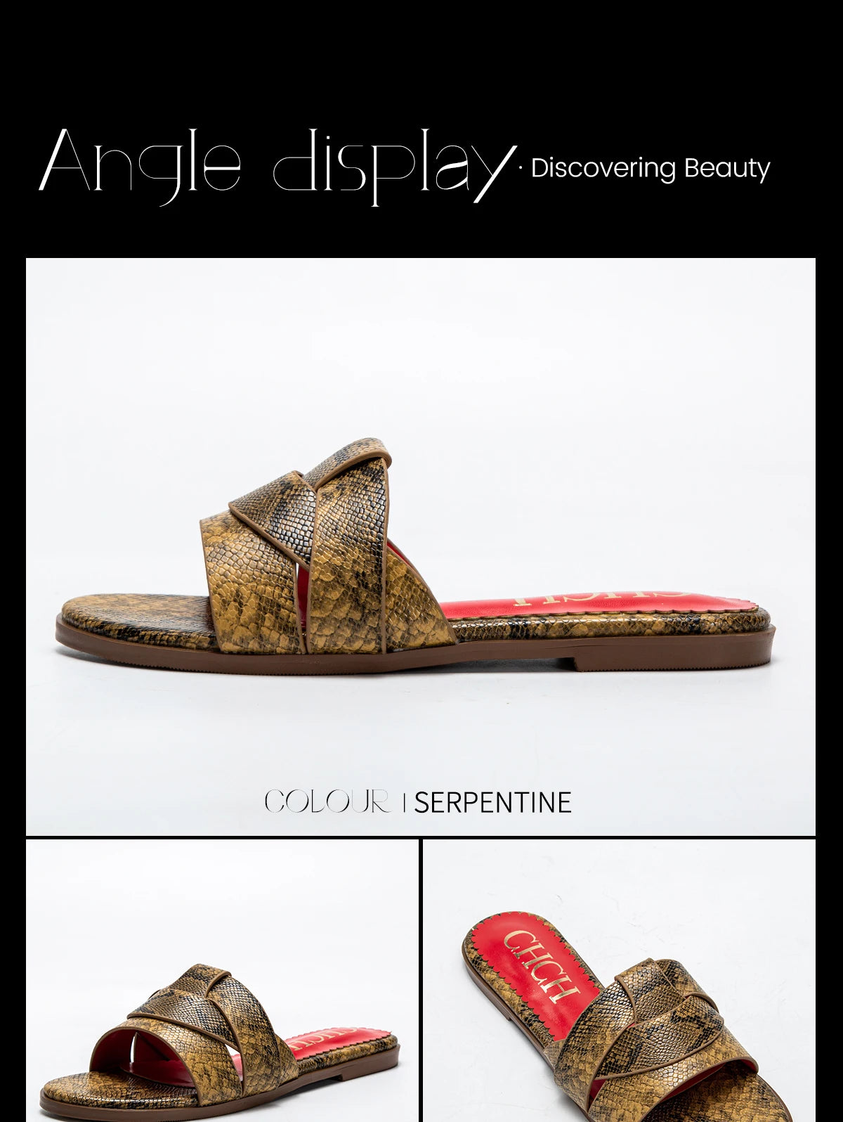 Women's Slippers Simple Cross Belt Design Beach Shoes