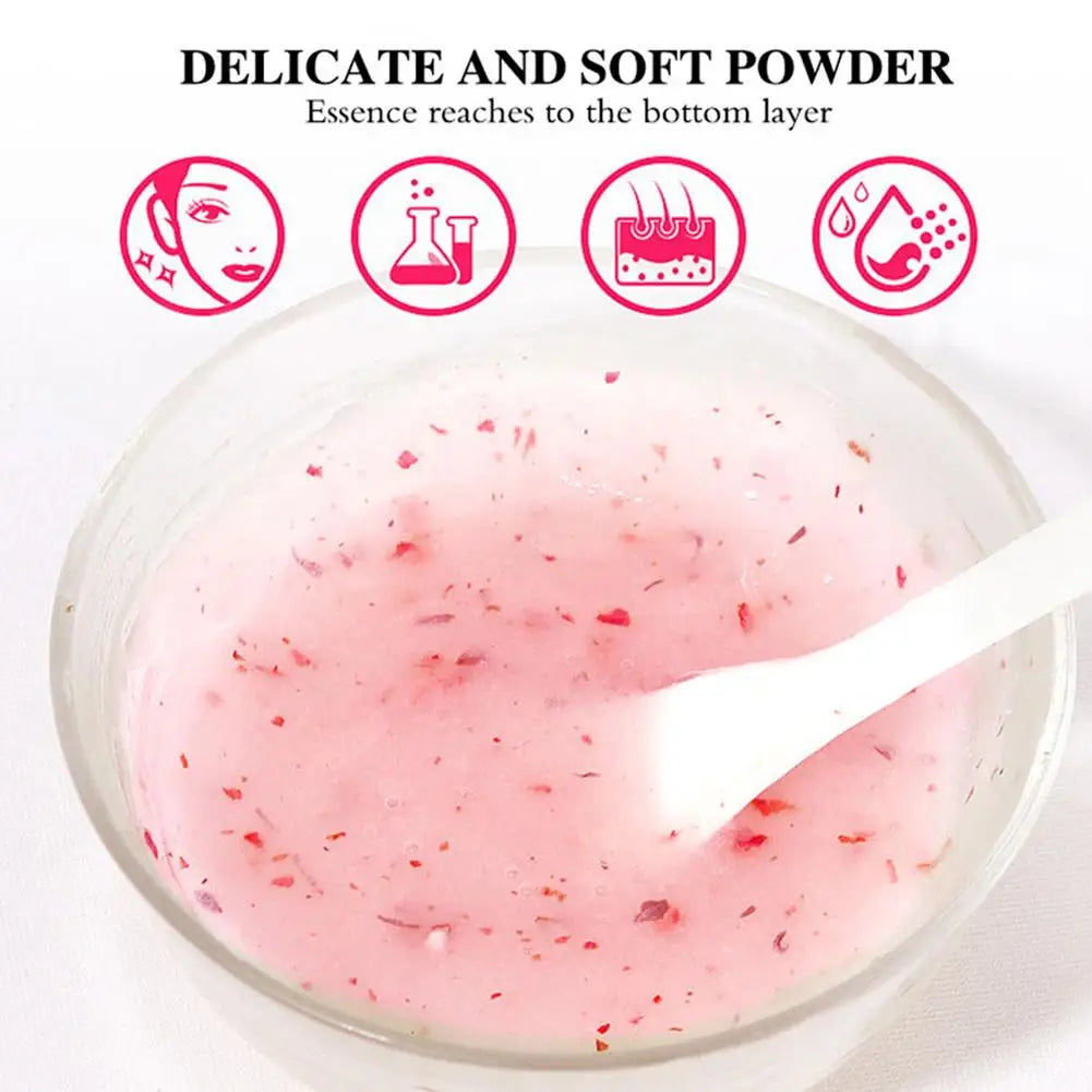 Professional Rose Jelly Face Mask for Hydration, Nourishment, and Skin Care, Gel Peel-Off Mask