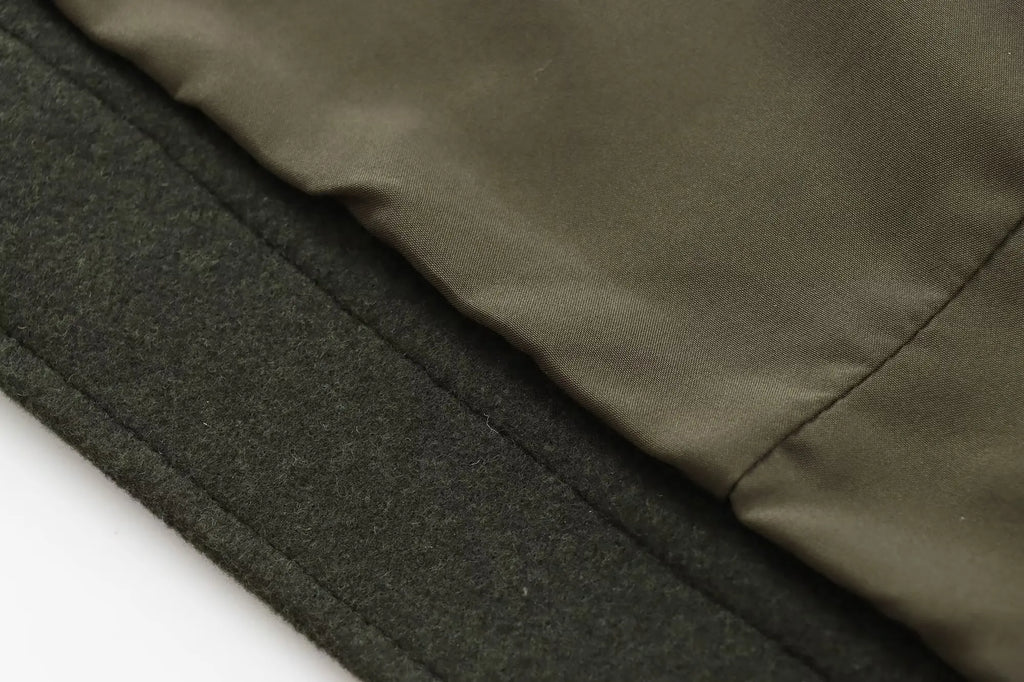 Women's Zipper Jacket Coat New Winter Long Sleeve Pocket Outerwear Coat Short Street Elegant Women's Jacket