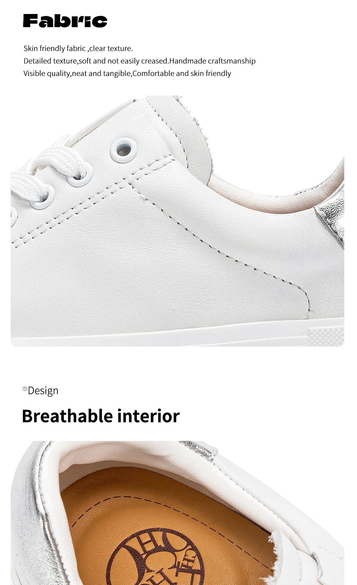 Women's Walking Shoes New Rice White Casual Flat Bottom Walking Shoes Bone Correction