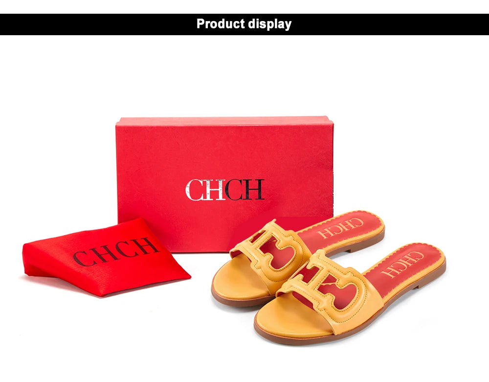 Women's Slippers Simple Black Flat Flat Women's Shoes Home Indoor Slippers