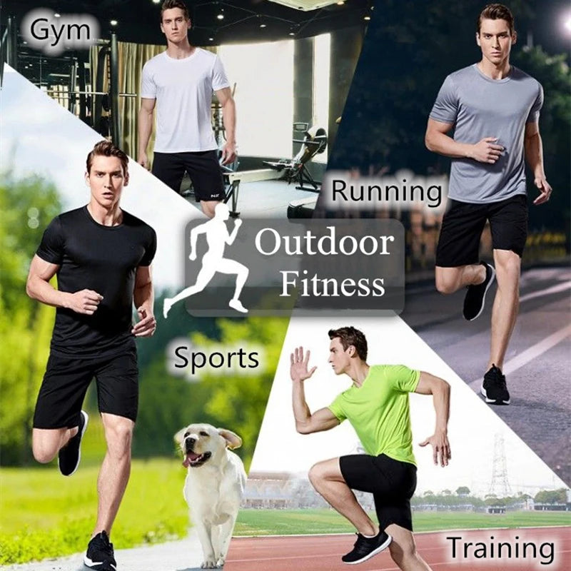 Men’s Quick-Dry Gym T-Shirt – Moisture-Wicking, Lightweight for Running & Training