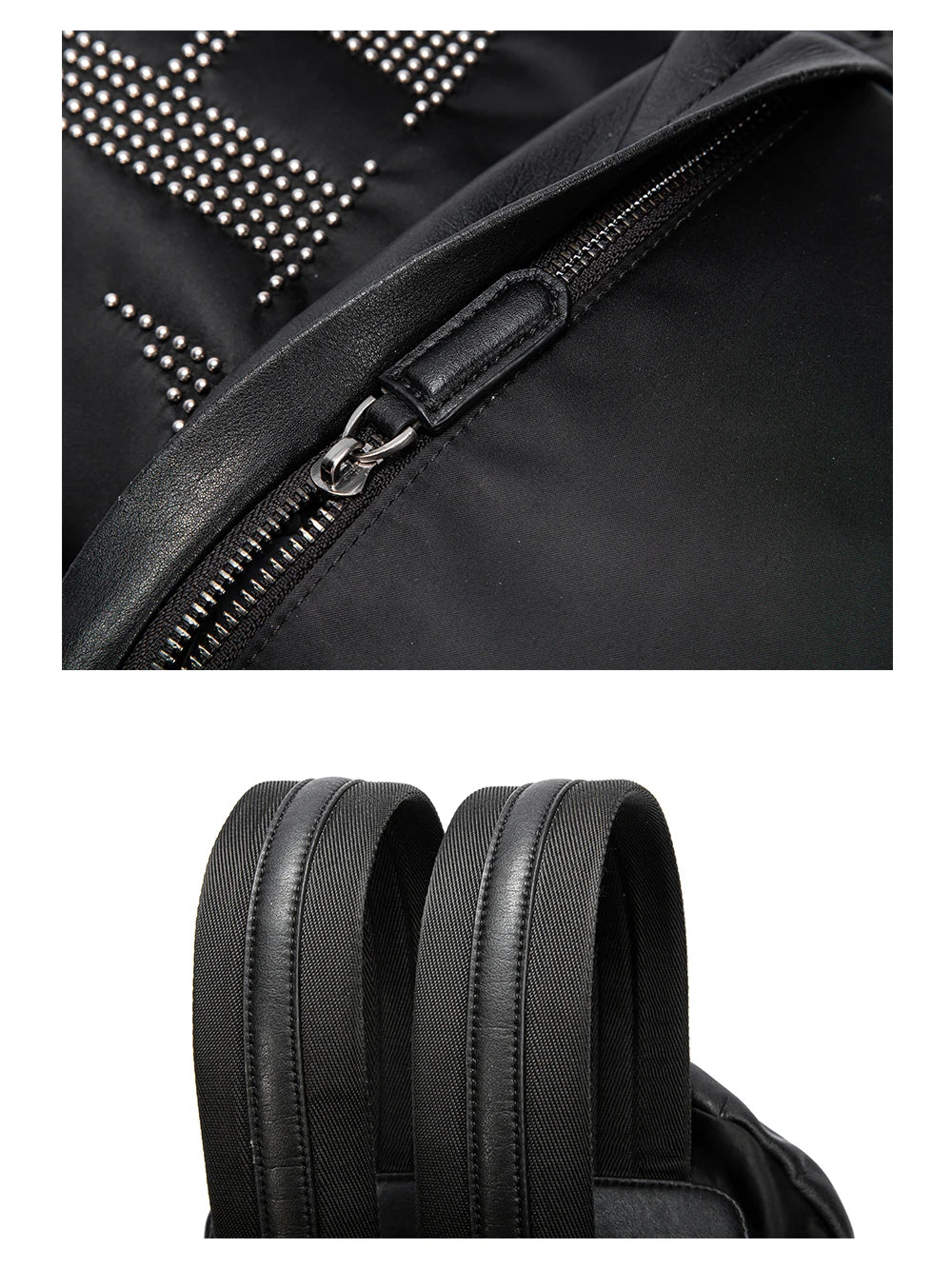 Women's Backpack Black Travel Bag College Student Travel Backpack