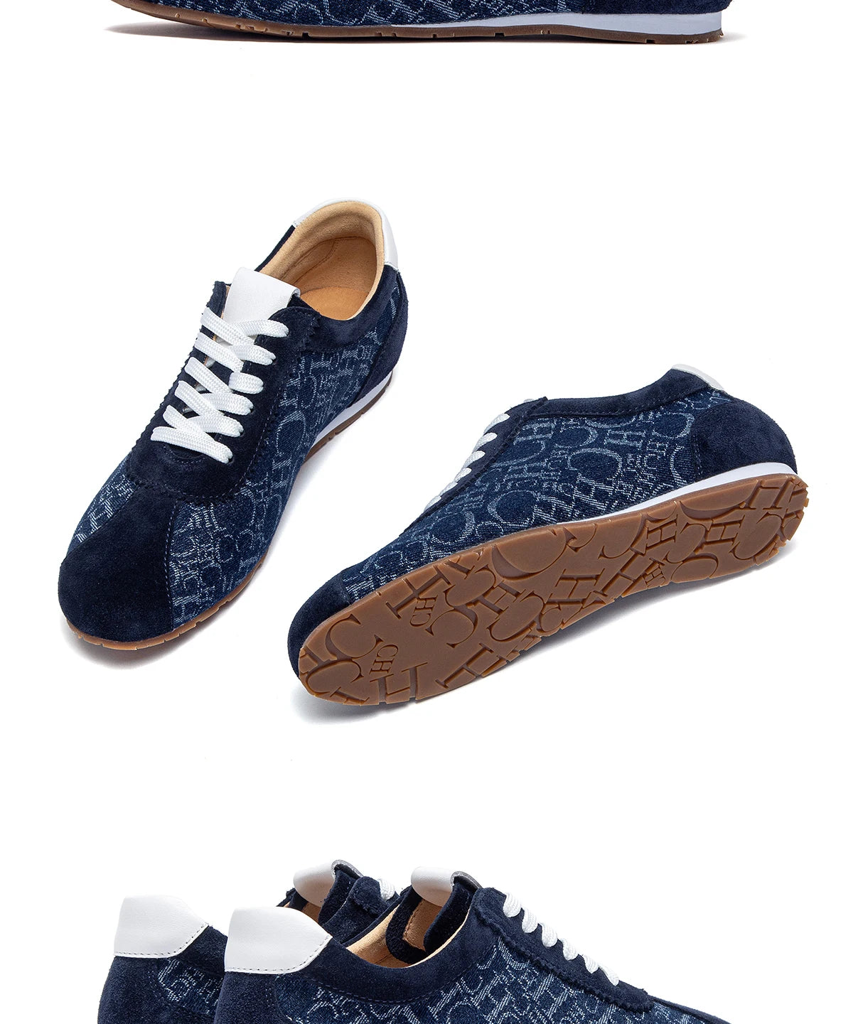 Women's Tennis Shoes Retro Splicing Design Lace up Shoes Comfortable Women's Walking Shoes