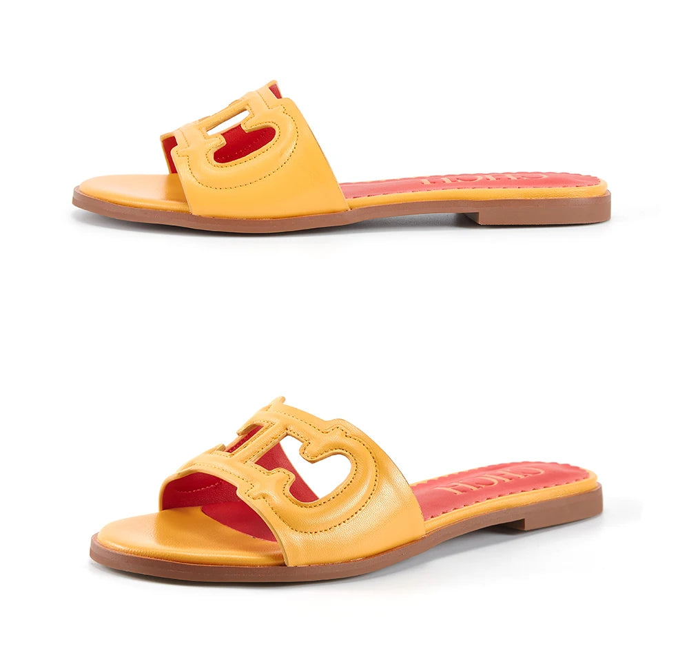 Women's Slippers Simple Black Flat Flat Women's Shoes Home Indoor Slippers