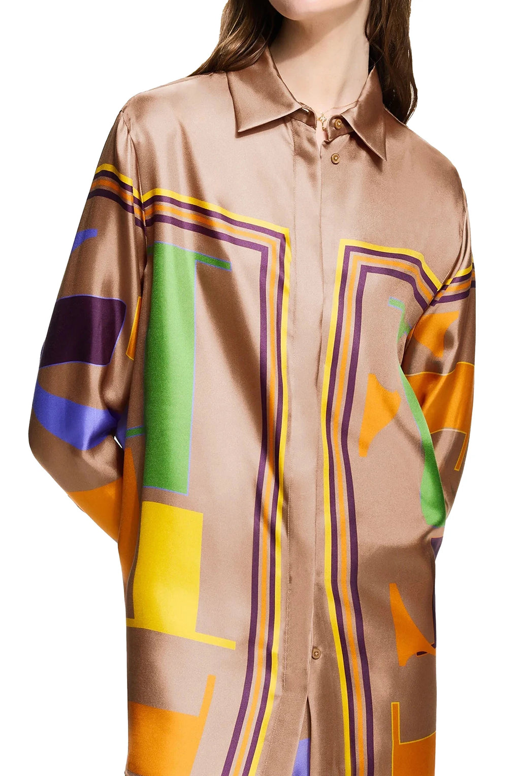 Women's Shirt Long Top Khaki Business Women's Set Casual Pants