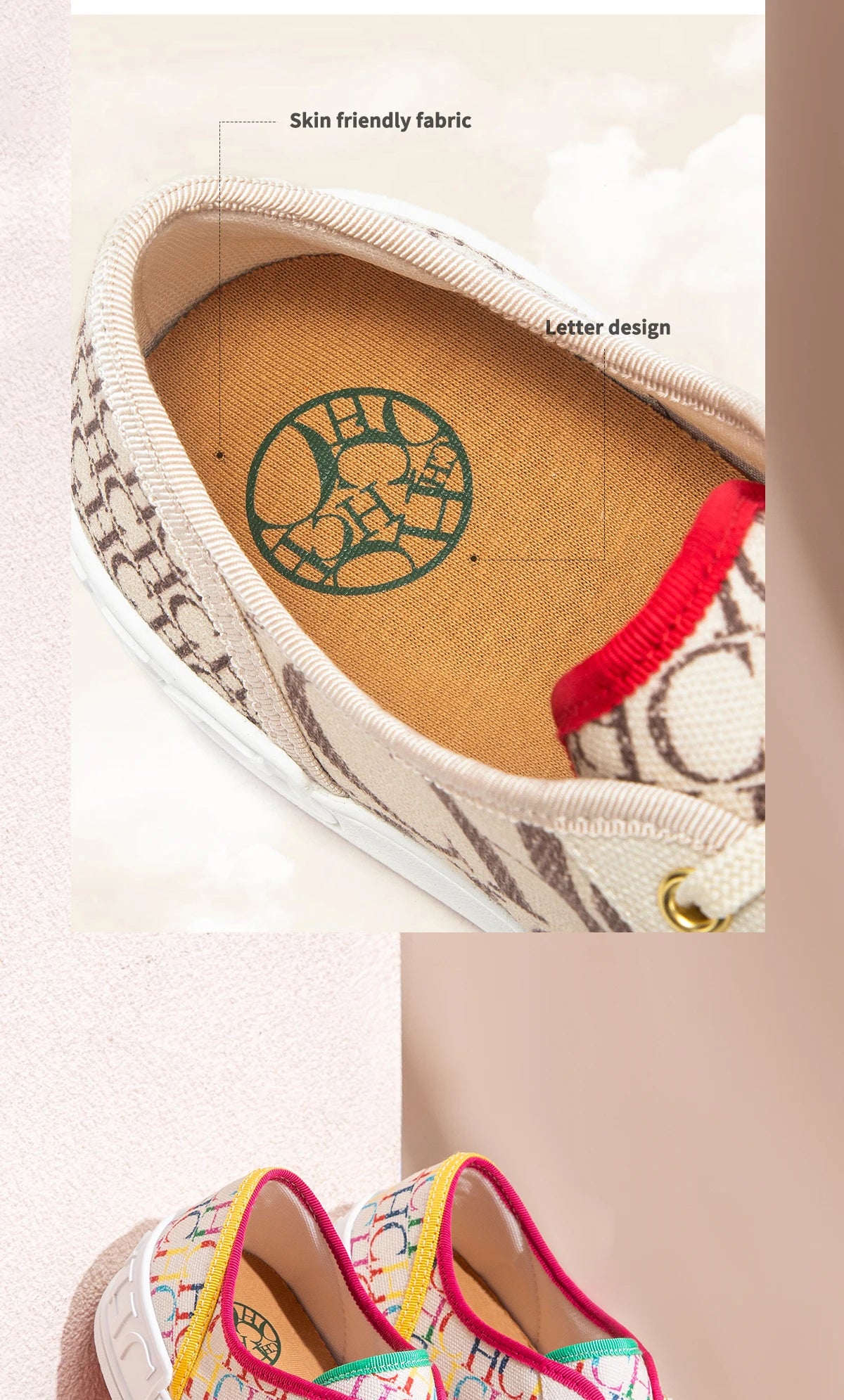 Women's Casual Shoes Comfortable Canvas Shoes Skeleton Correction Women's Walking Shoes