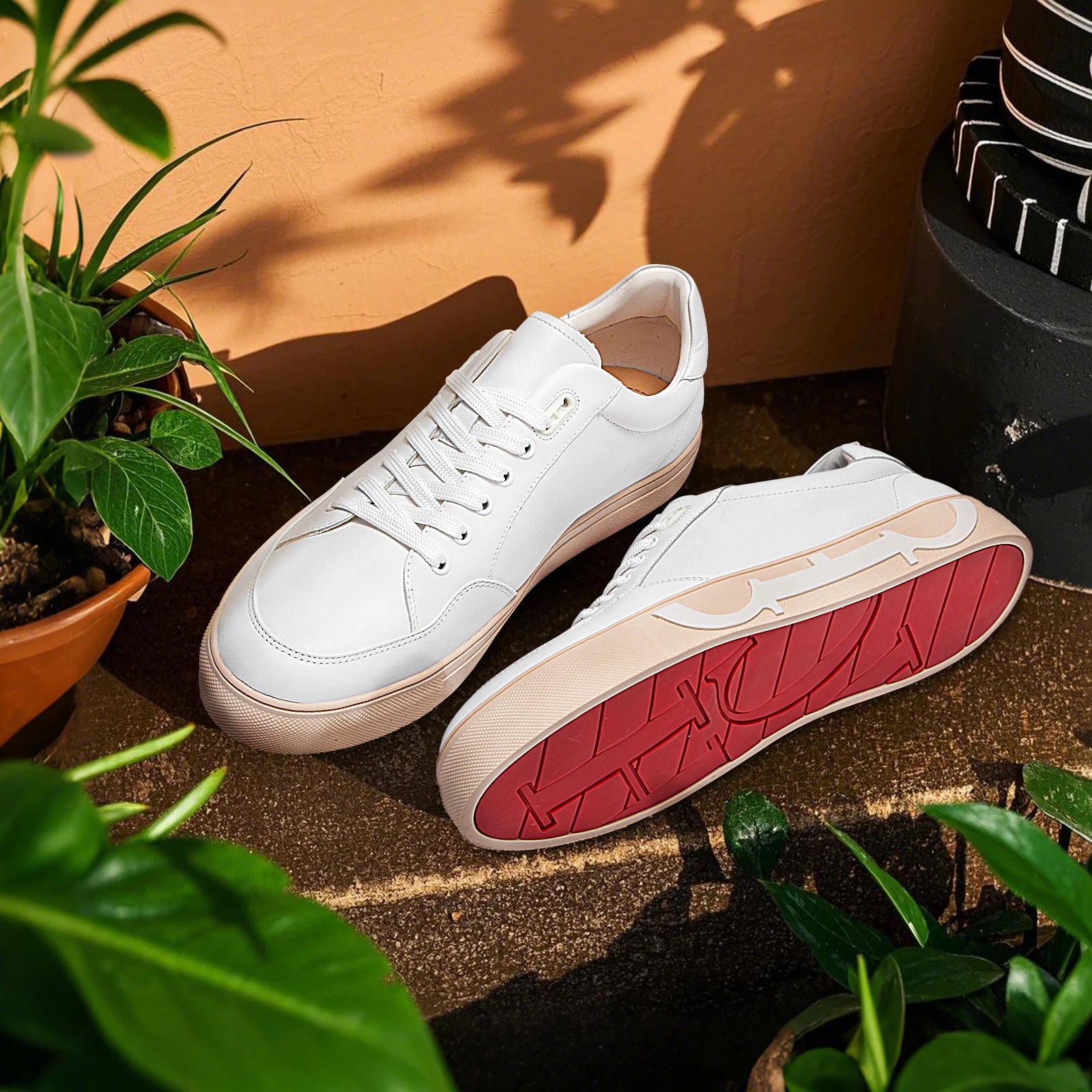 Men's Flat Shoes Anti Fur Retro Casual Shoes with Strap